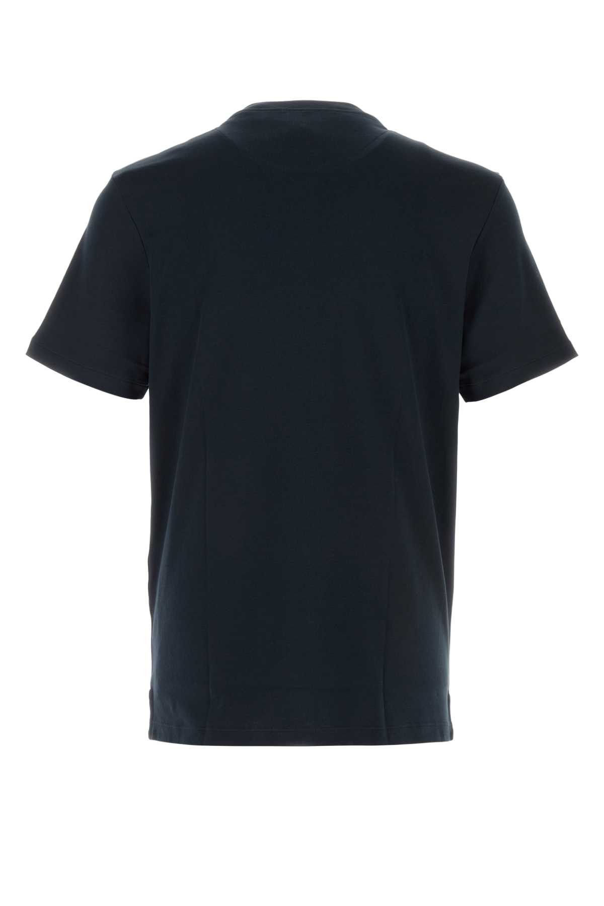 Brioni Midnight Blue Cotton T-Shirt Size US XL / EU 56 / 4 - 2 Thumbnail