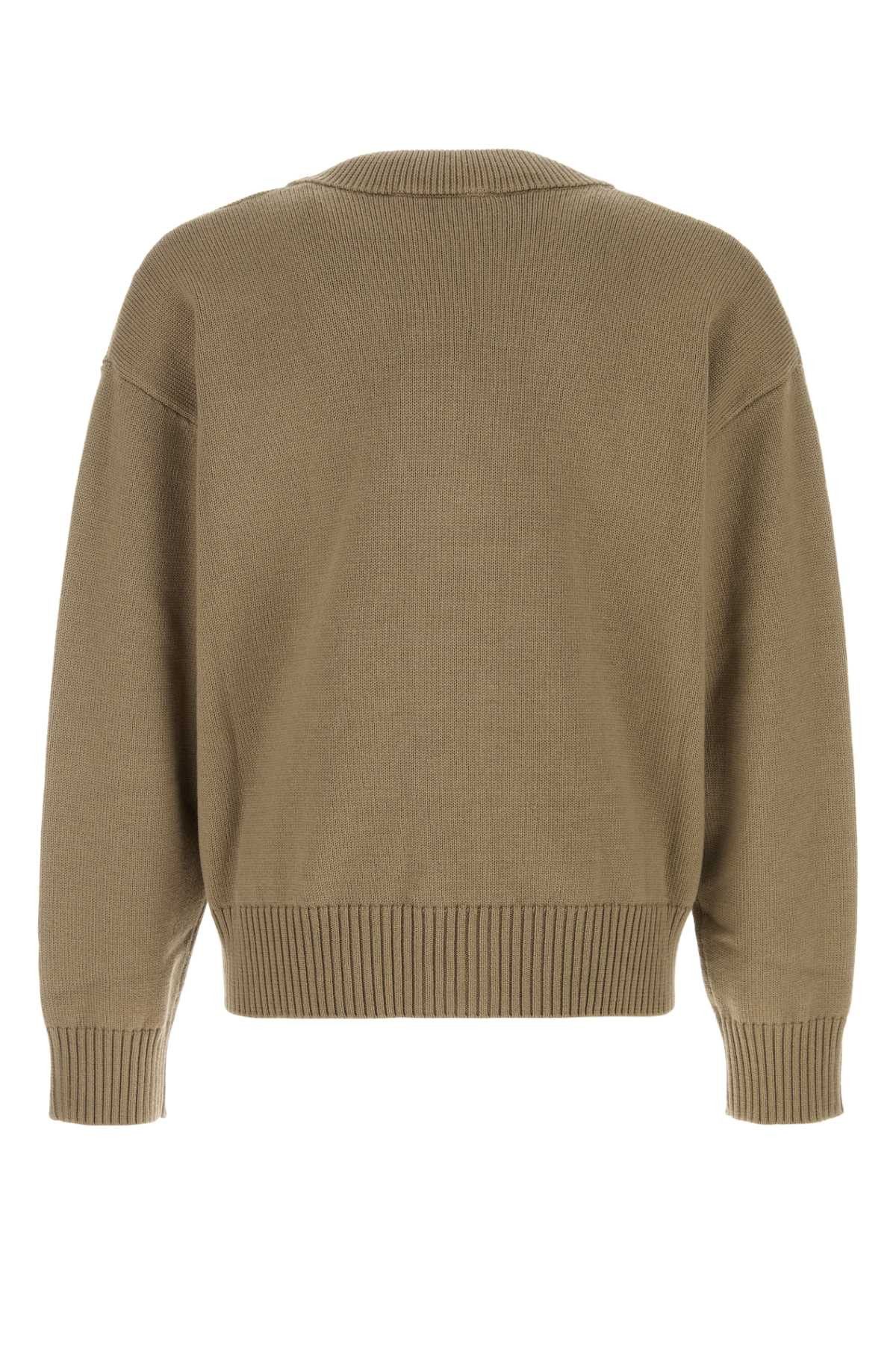 AMI Cappuccino Wool Blend Cardigan Size US L / EU 52-54 / 3 - 2 Thumbnail