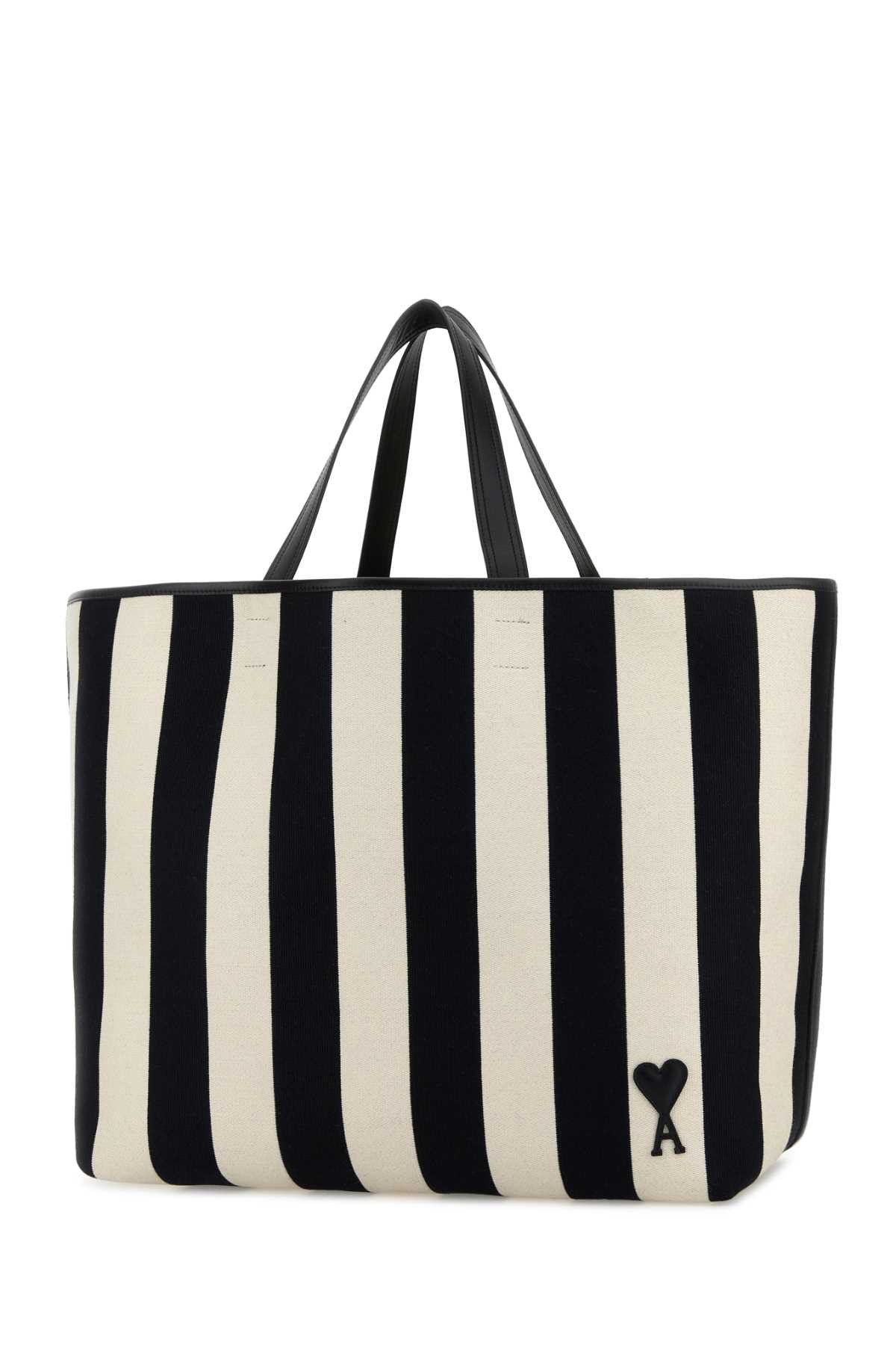 AMI Embroidered Canvas Shopping Bag Size ONE SIZE - 2 Thumbnail