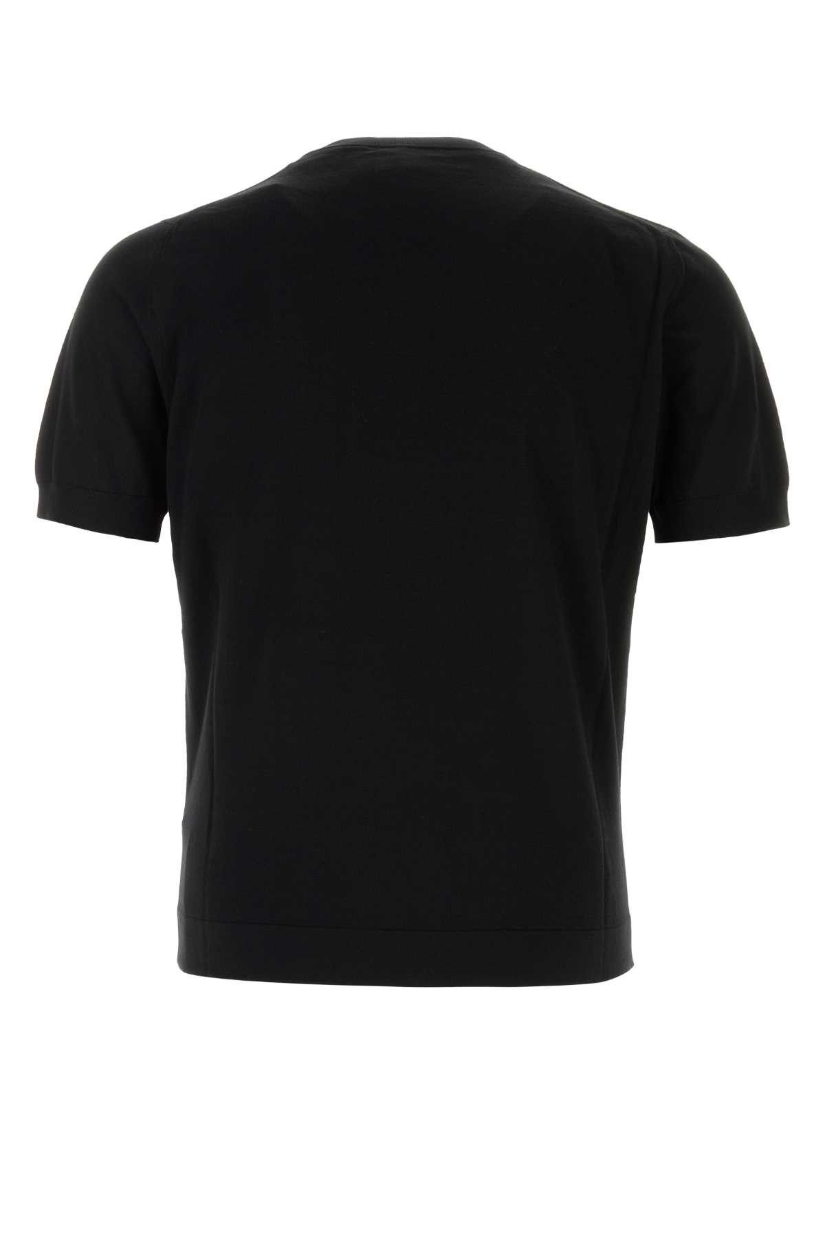 Prada Black Cotton Sweater Size US M / EU 48-50 / 2 - 2 Thumbnail