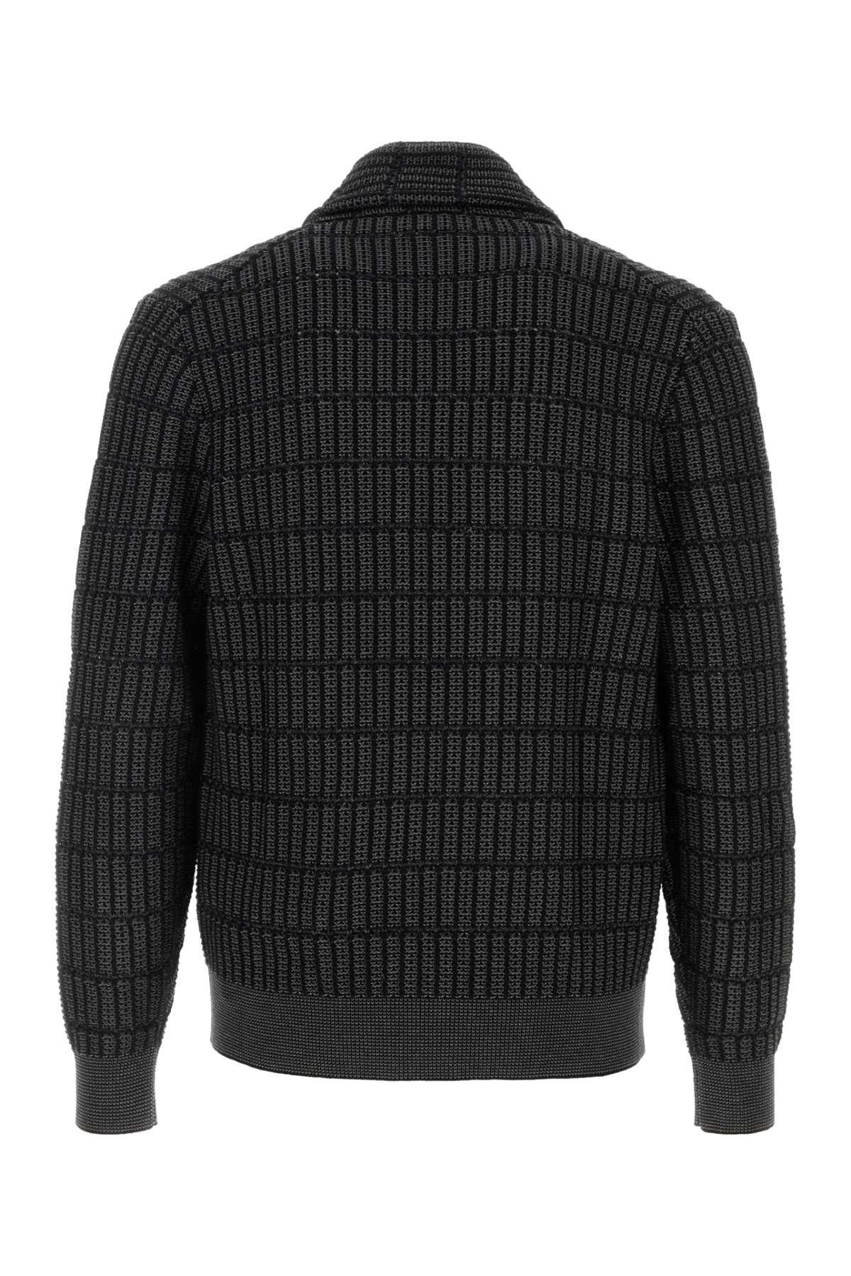 Brioni Embroidered Cotton And Linen Cardigan Size US L / EU 52-54 / 3 - 2 Thumbnail