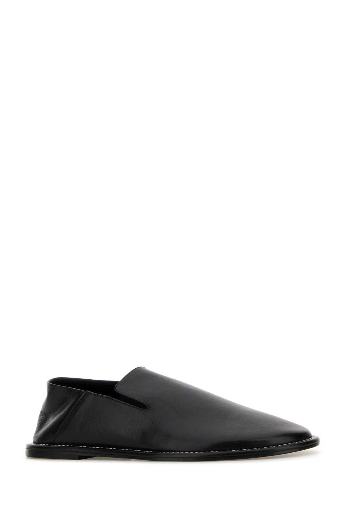 AMI Black Leather Loafers Size US 9 / EU 42 - 2 Thumbnail
