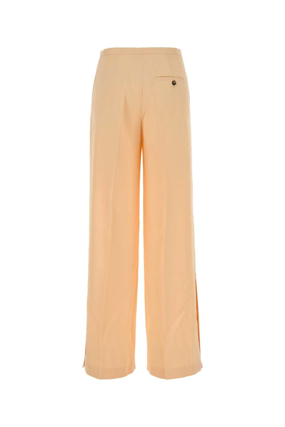 Alberta Ferretti Peach Cotton Palazzo Pant Size 27" / US 4 / IT 40 - 2 Thumbnail