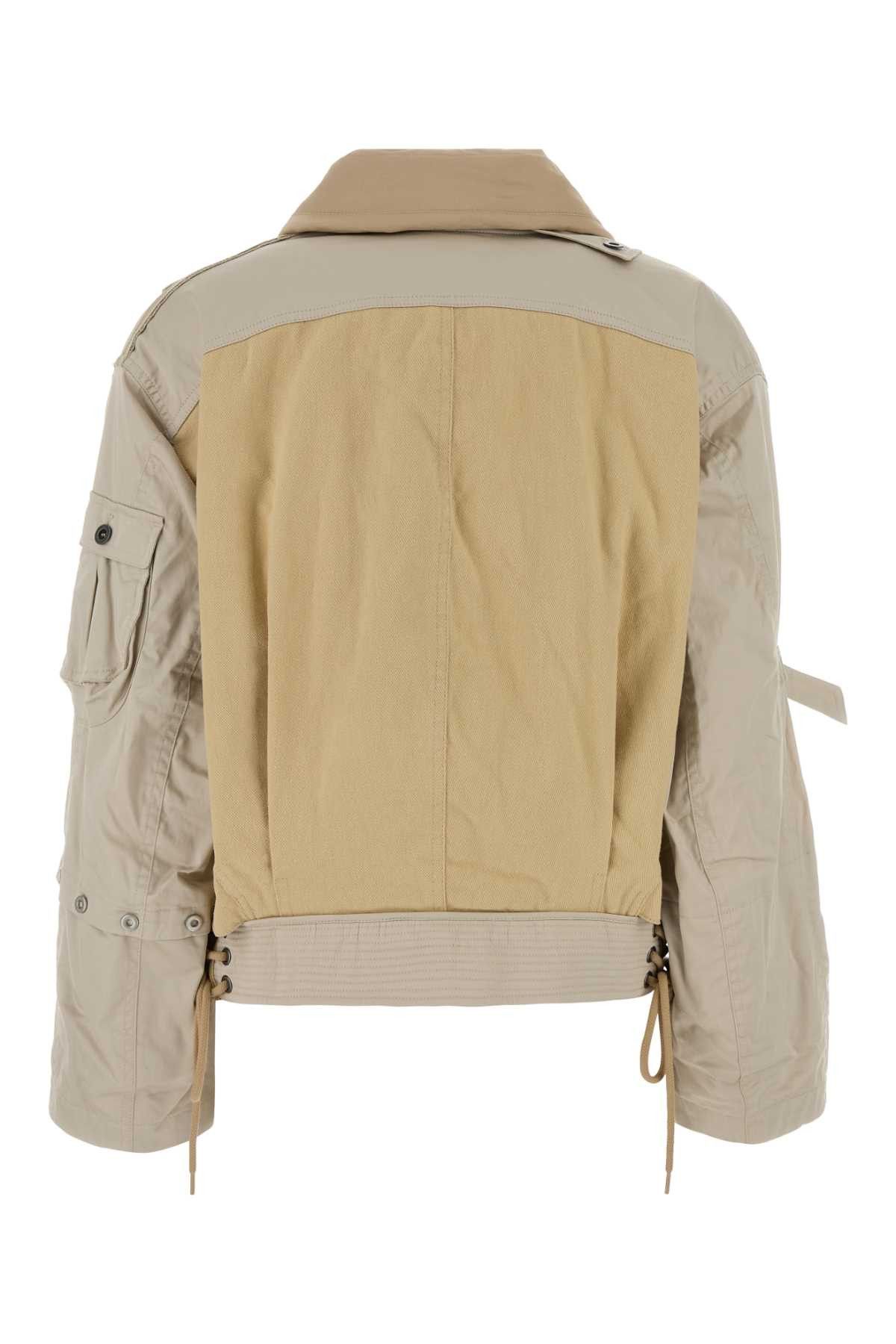 Isabel Marant Two-Tone Gabardine And Stretch Poplin Julissa Jacket Size S / US 4 / IT 40 - 2 Thumbnail