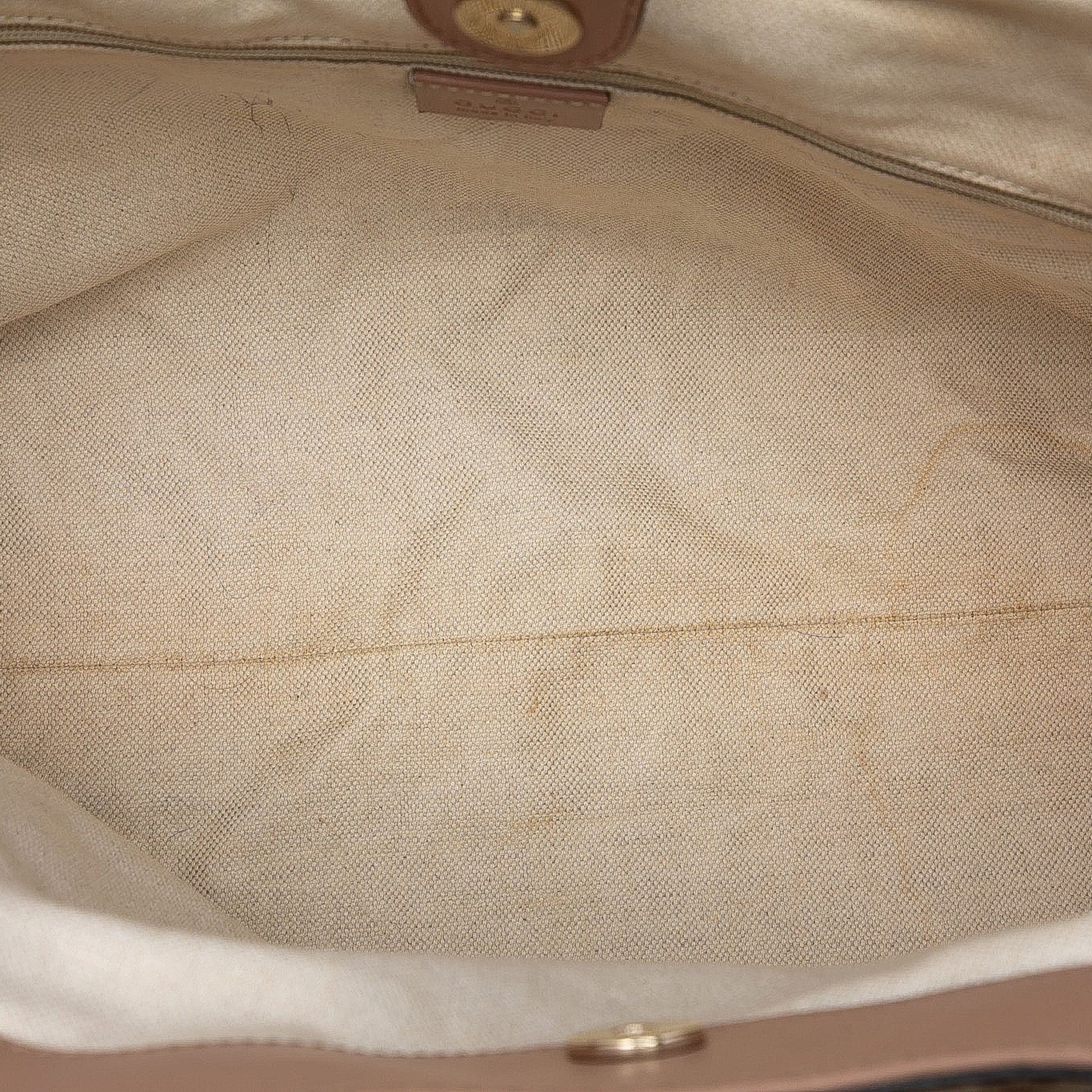 Gucci Medium Diamante Canvas Sukey Tote Size ONE SIZE - 4 Thumbnail