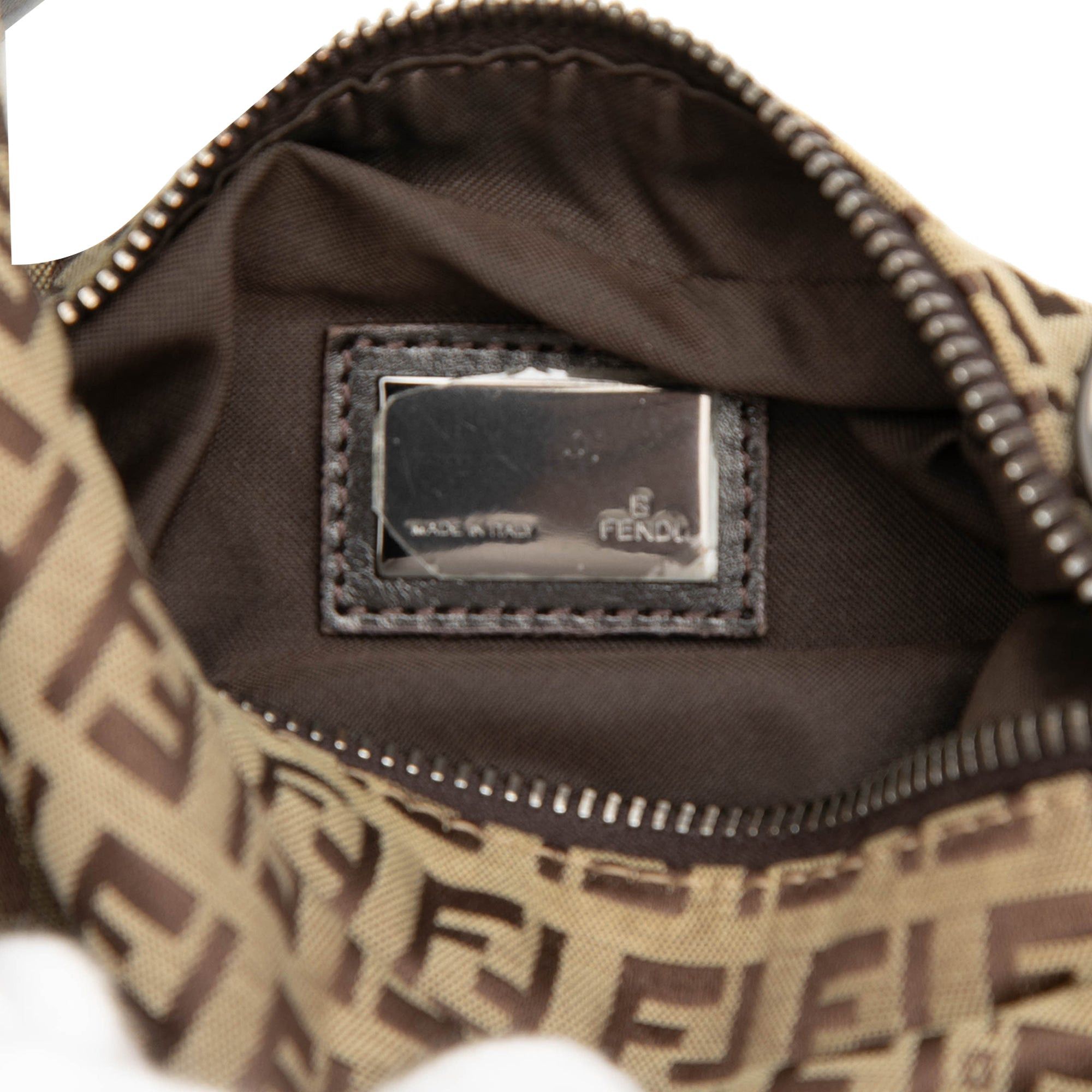 Fendi Zucchino Canvas Oyster Shoulder Bag Size ONE SIZE - 5 Thumbnail
