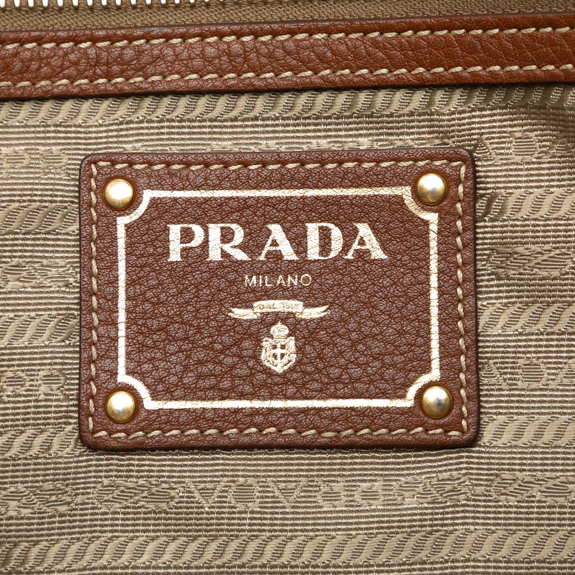 Prada Canvas Canapa Logo Satchel Size ONE SIZE - 5 Thumbnail
