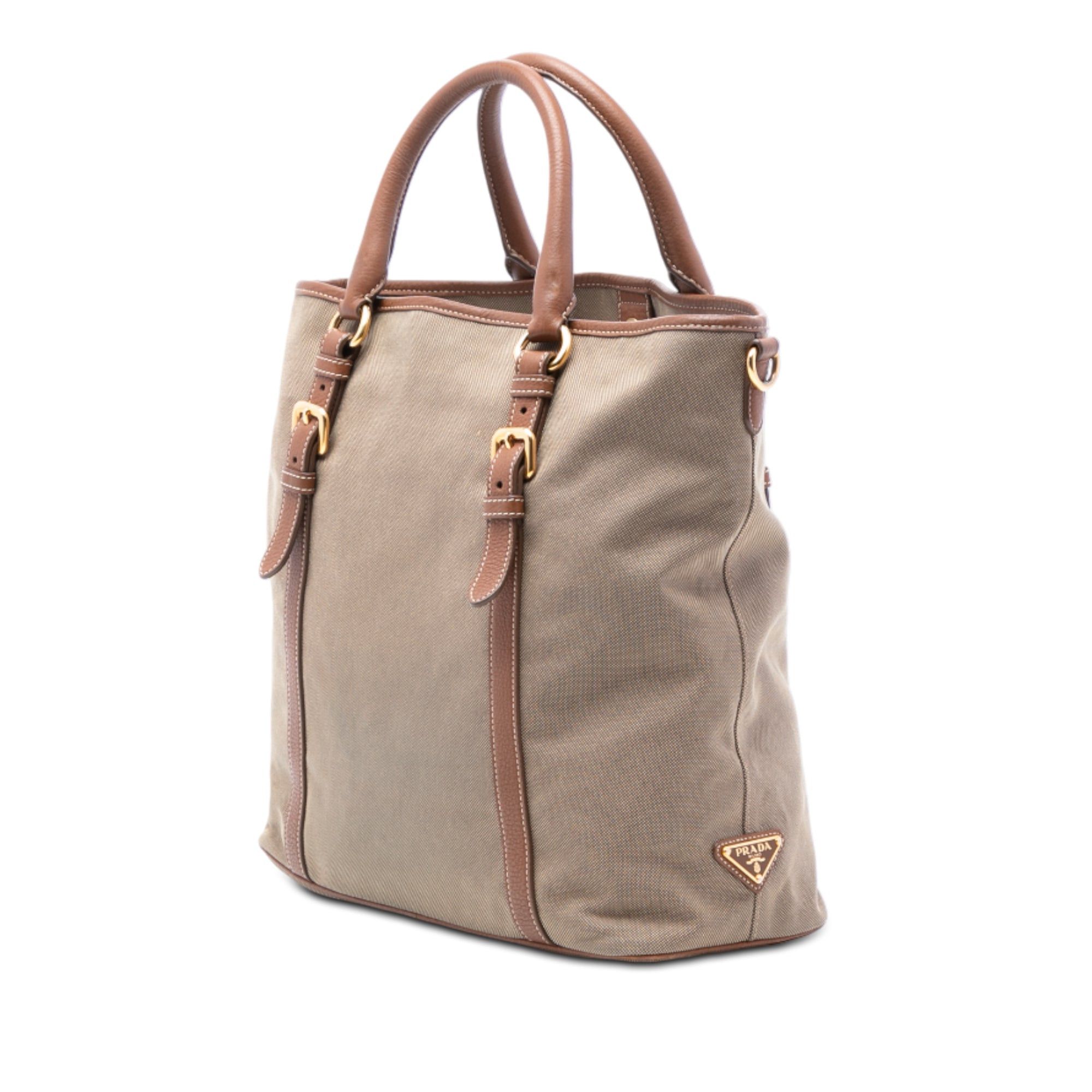 Prada Canvas Canapa Logo Satchel Size ONE SIZE - 2 Thumbnail