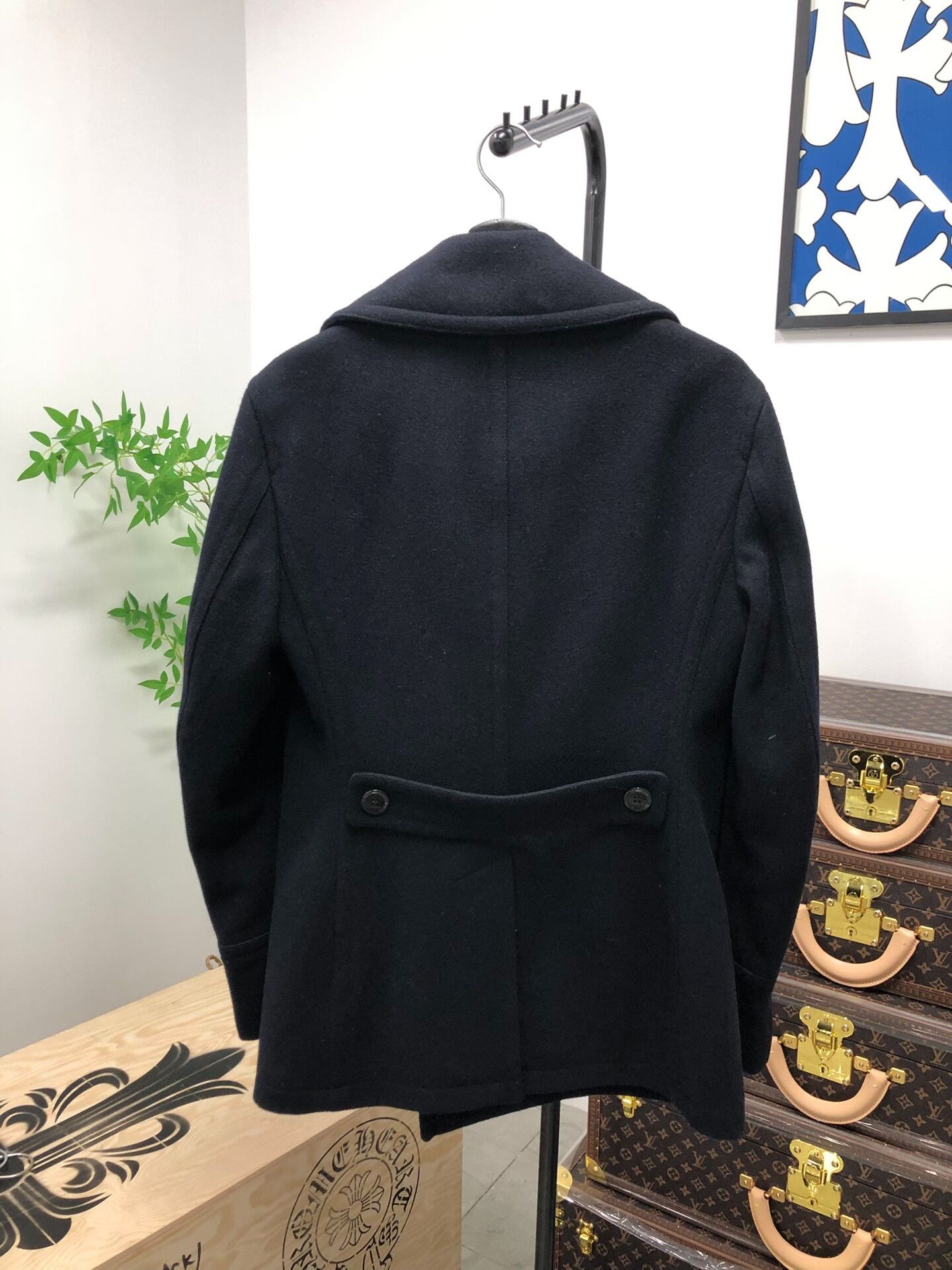 Burberry Burberry Navy Double Breasted Pea Coat US S Size US S / EU 44-46 / 1 - 4 Thumbnail