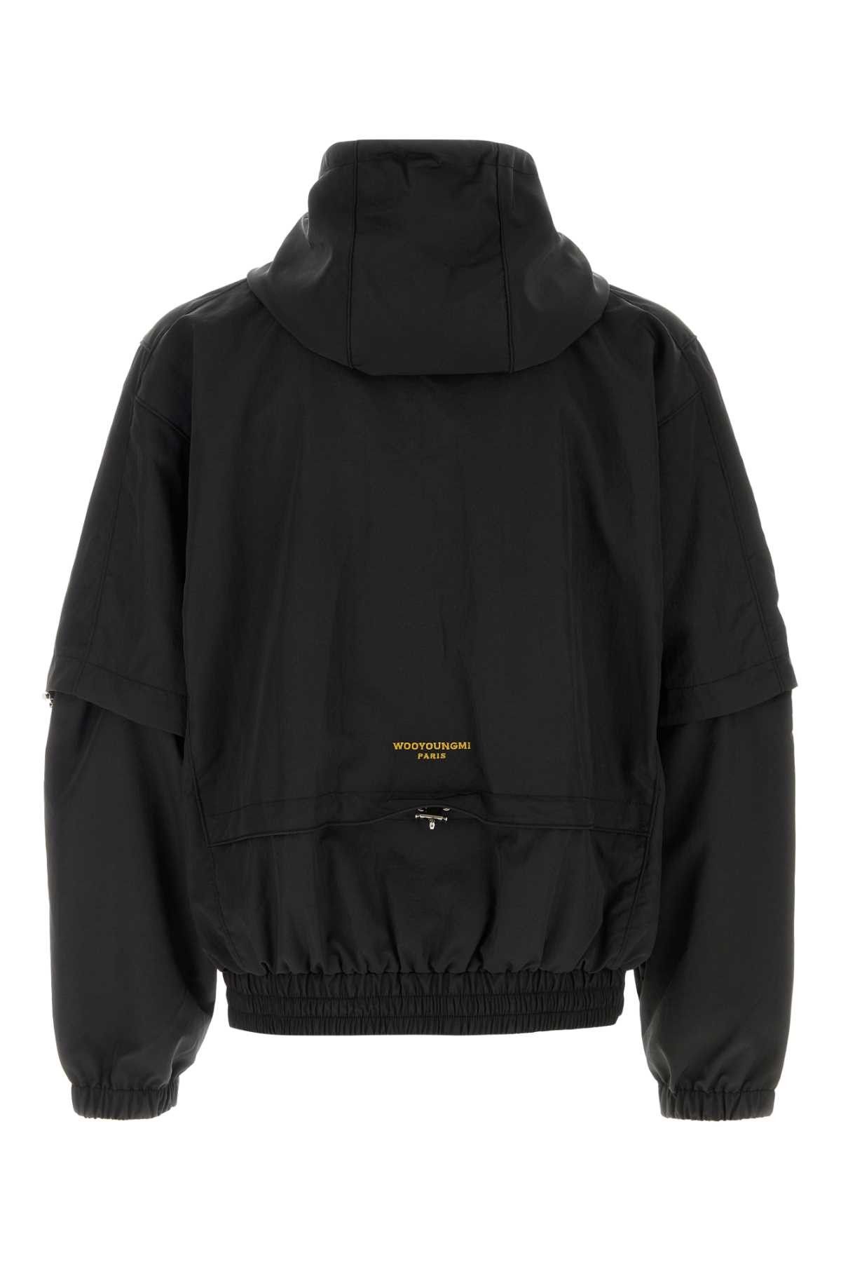 Wooyoungmi Black Nylon Windbreaker Size US L / EU 52-54 / 3 - 2 Thumbnail