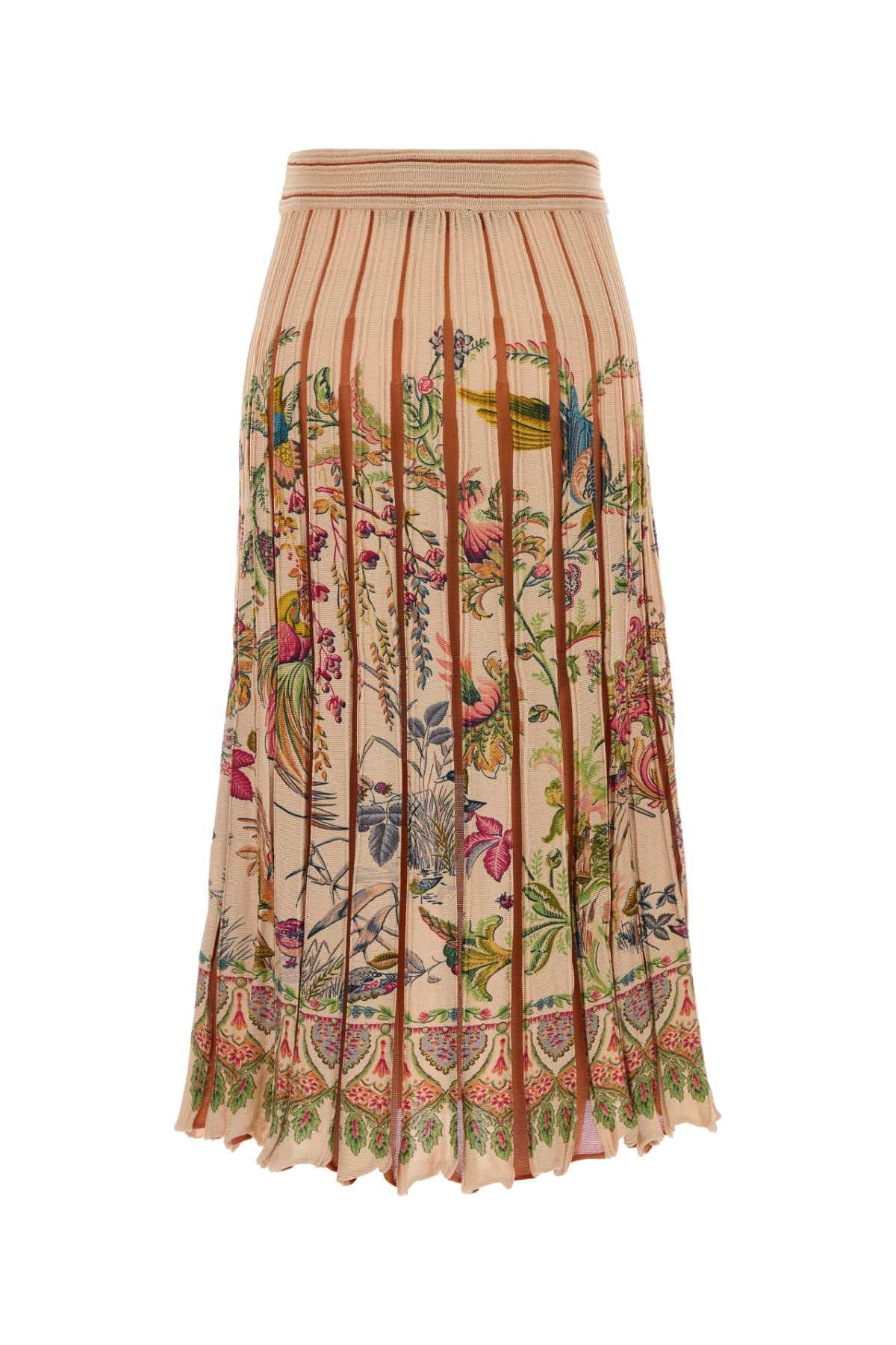 Etro Printed Polyester Blend Skirt Size 27" / US 4 / IT 40 - 2 Thumbnail