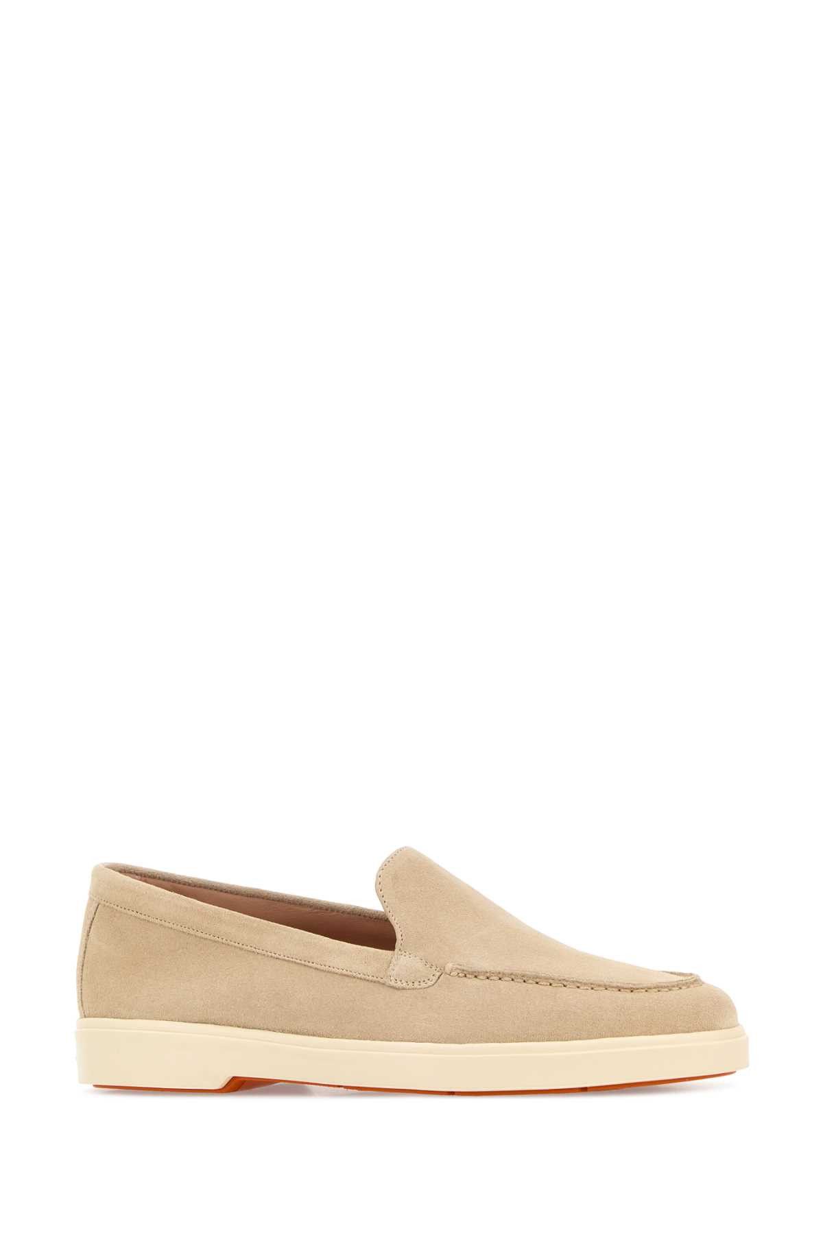 Santoni Sand Suede Yalta Loafers Size US 11 / IT 41 - 2 Thumbnail