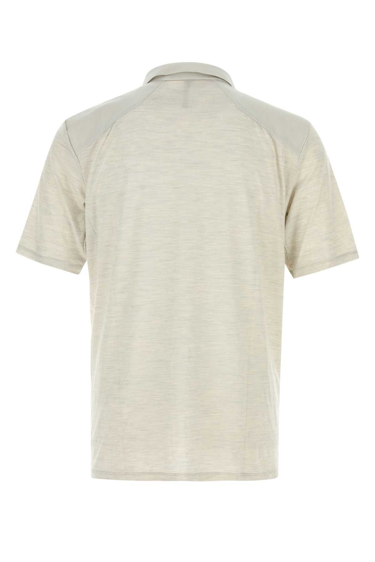 Veilance Melange Light Grey Wool Blend Frame Polo Shirt Size US S / EU 44-46 / 1 - 2 Thumbnail