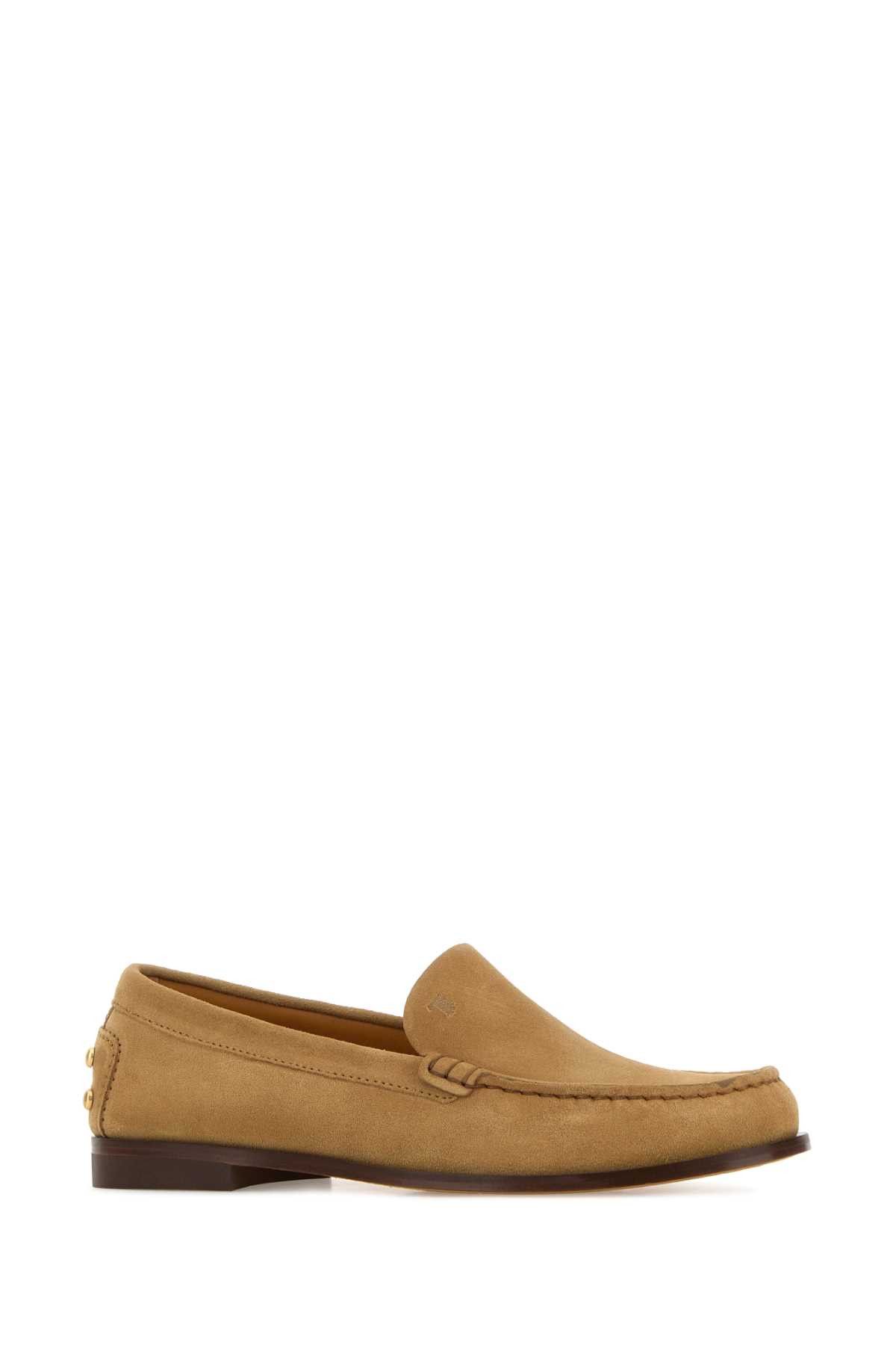 Tod's Camel Suede Loafers Size US 6 / IT 36 - 2 Thumbnail