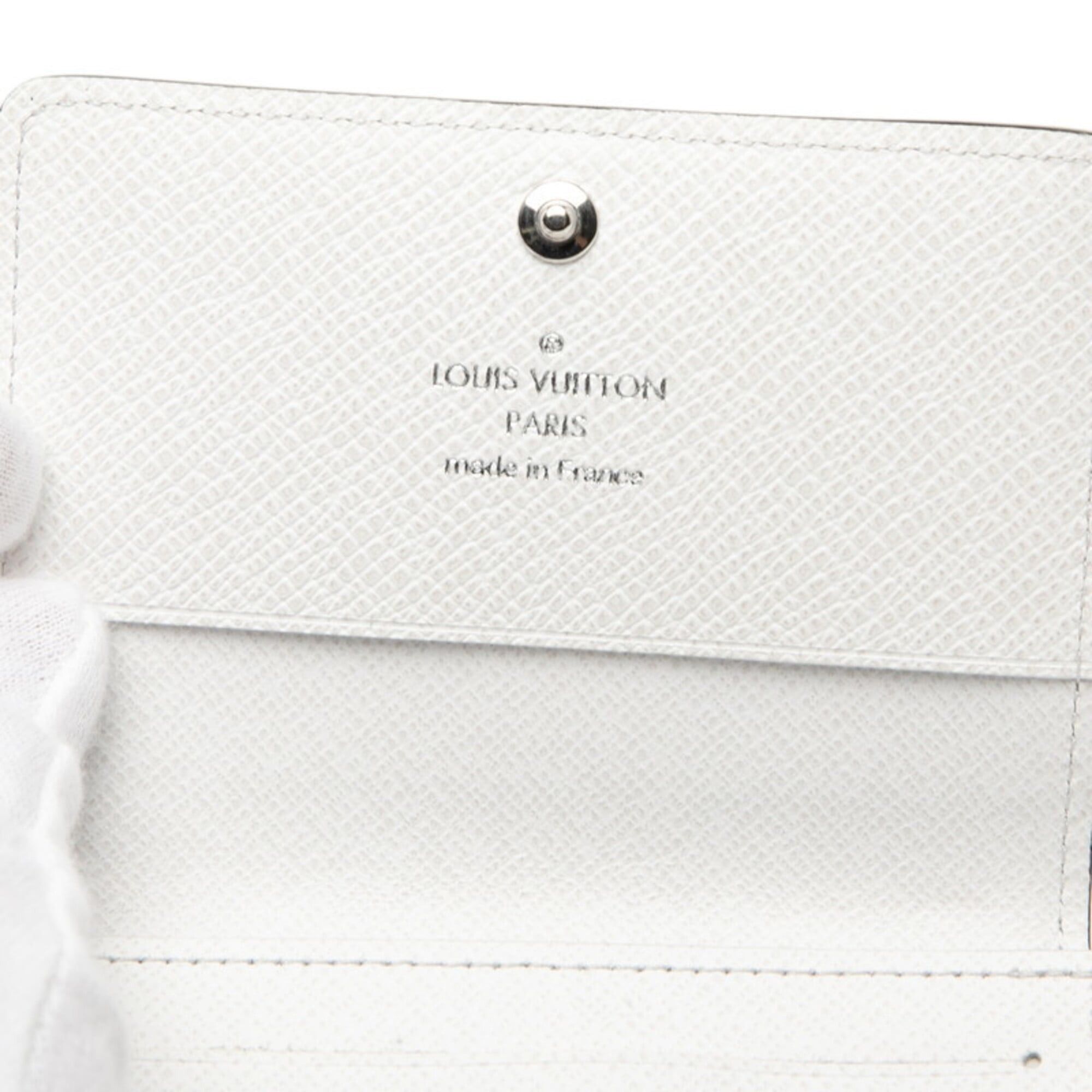 Louis Vuitton Louis Vuitton Taigarama Enveloppe Carte de Visite Business Card Holder/Card Case M14130 White Leather Women's LOUIS VUITTON Size ONE SIZE - 5 Thumbnail