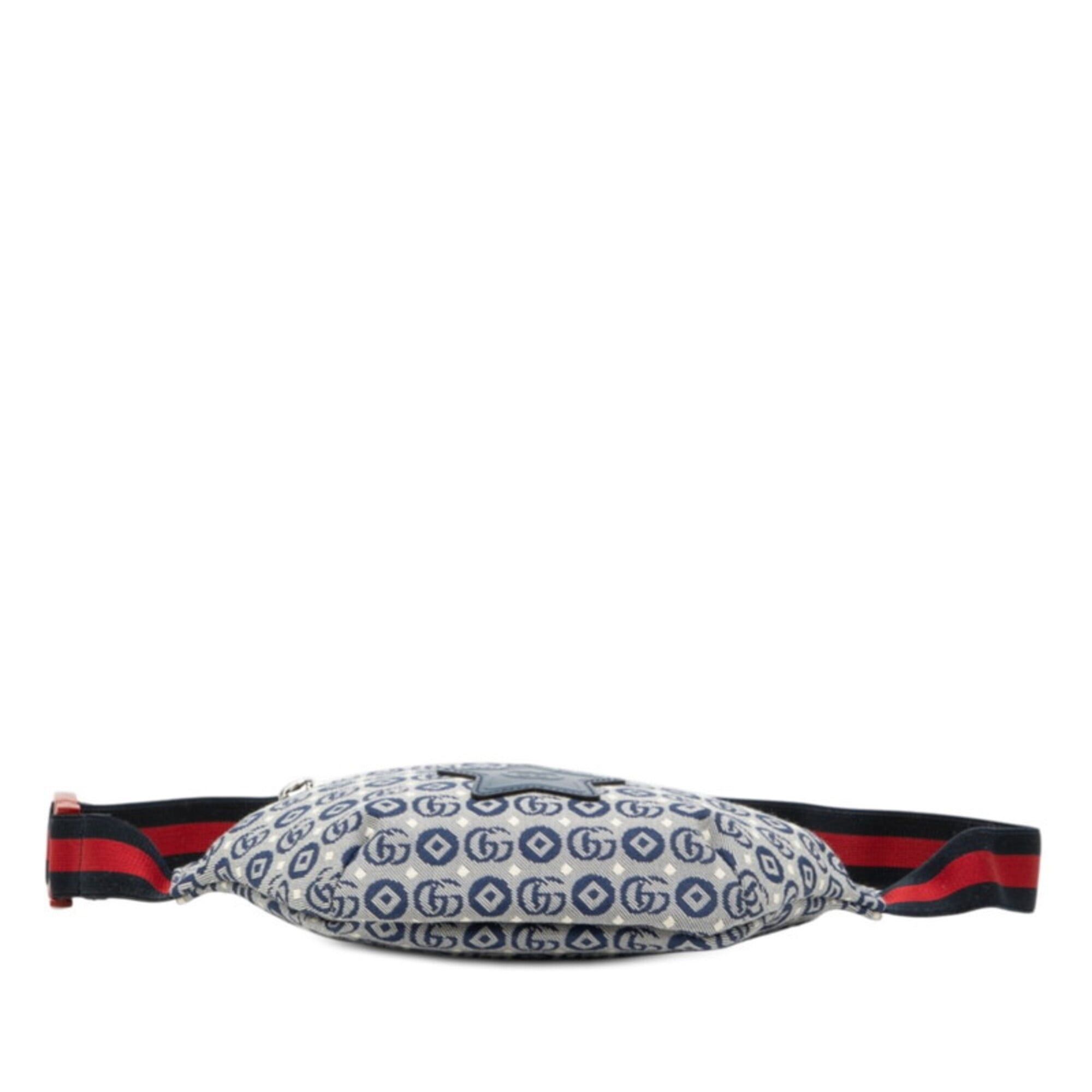 Gucci Gucci Children's GG Logo Body Bag Kids 502095 U4GAN FABBD Navy Multicolor Canvas Women's GUCCI Size ONE SIZE - 3 Thumbnail