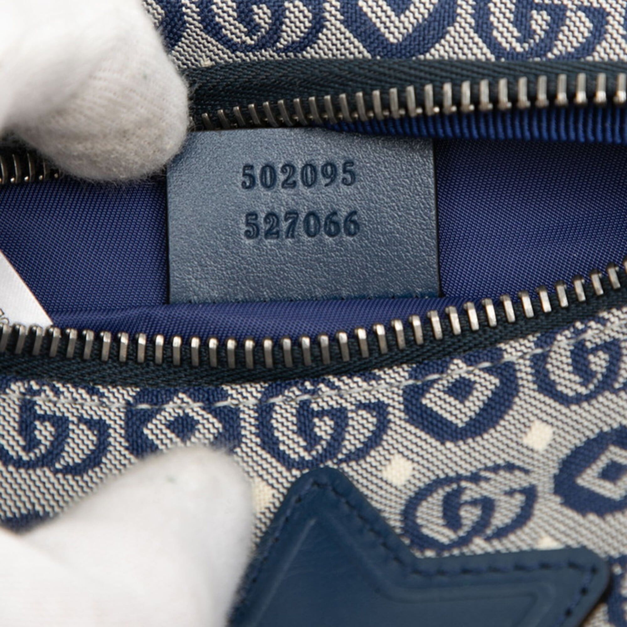 Gucci Gucci Children's GG Logo Body Bag Kids 502095 U4GAN FABBD Navy Multicolor Canvas Women's GUCCI Size ONE SIZE - 6 Thumbnail