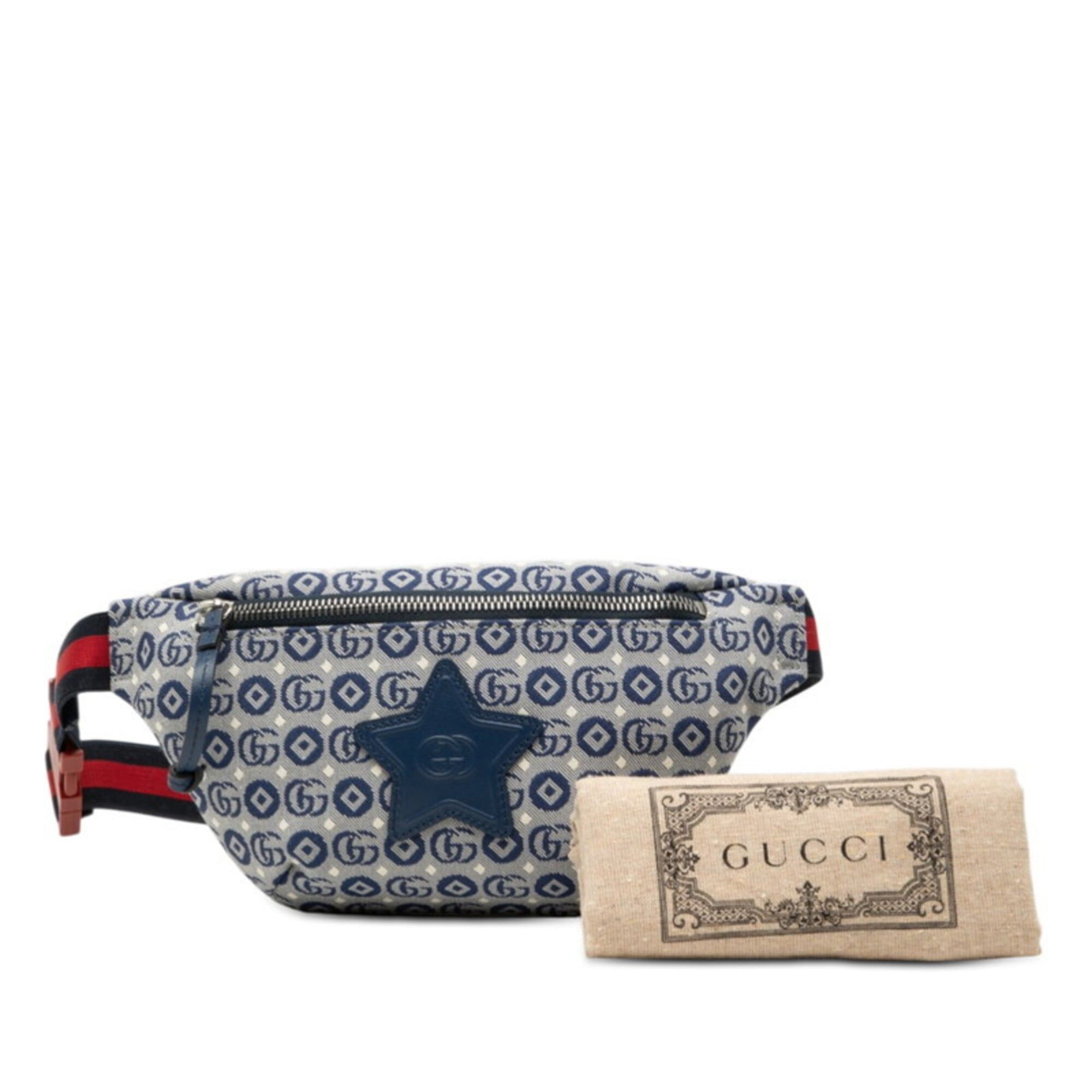 Gucci Gucci Children's GG Logo Body Bag Kids 502095 U4GAN FABBD Navy Multicolor Canvas Women's GUCCI Size ONE SIZE - 7 Thumbnail