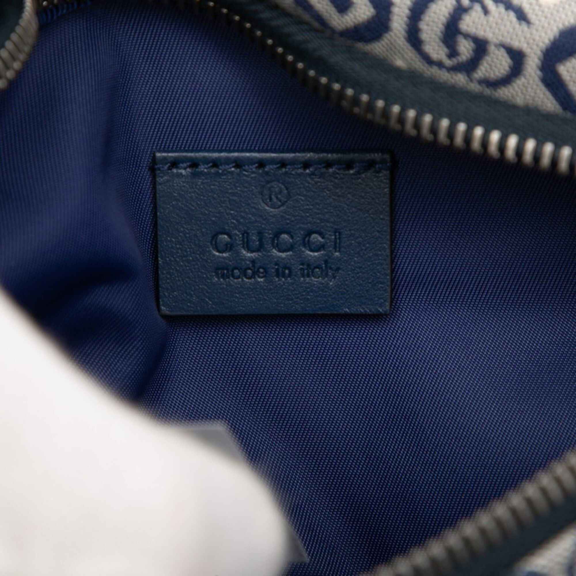 Gucci Gucci Children's GG Logo Body Bag Kids 502095 U4GAN FABBD Navy Multicolor Canvas Women's GUCCI Size ONE SIZE - 5 Thumbnail