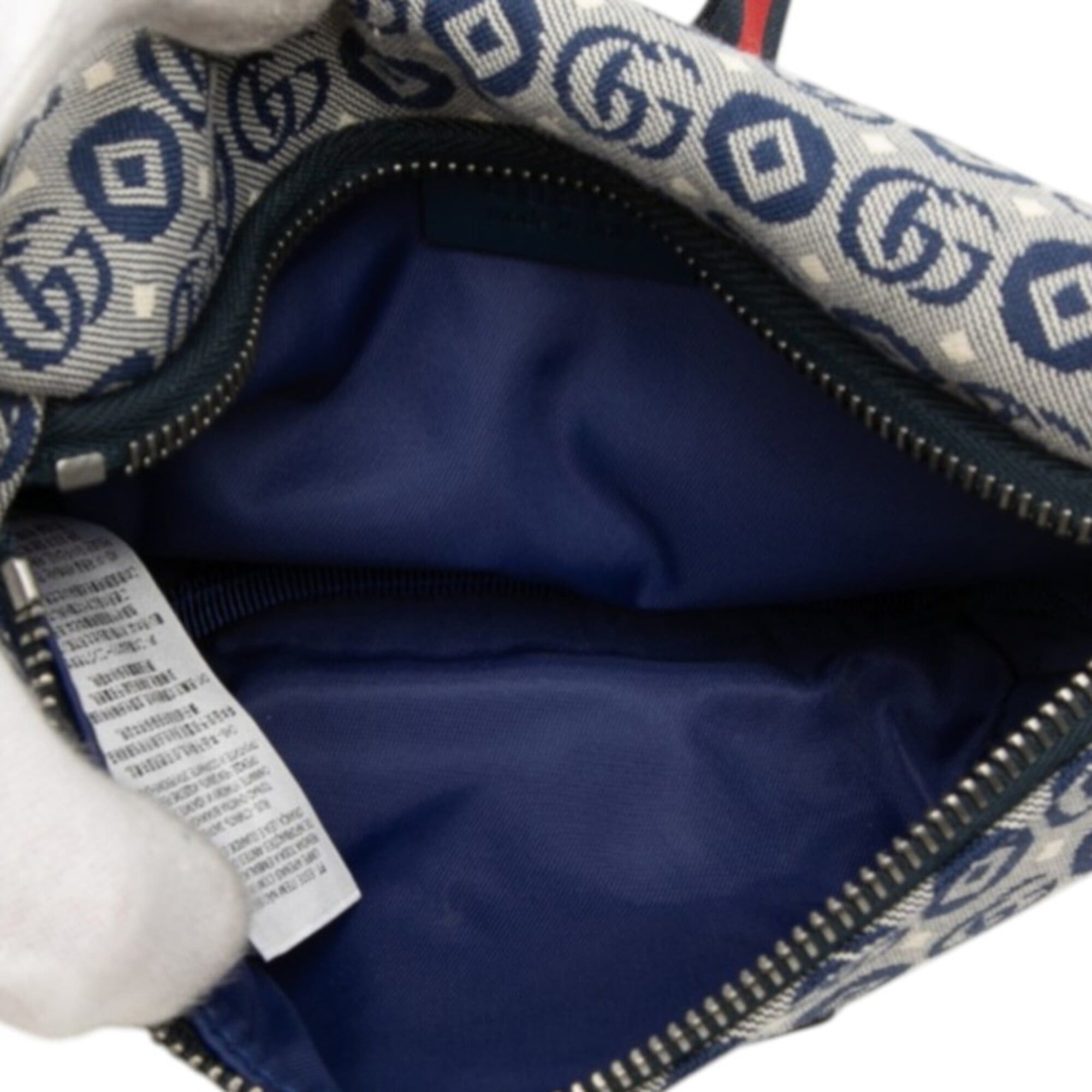 Gucci Gucci Children's GG Logo Body Bag Kids 502095 U4GAN FABBD Navy Multicolor Canvas Women's GUCCI Size ONE SIZE - 4 Thumbnail