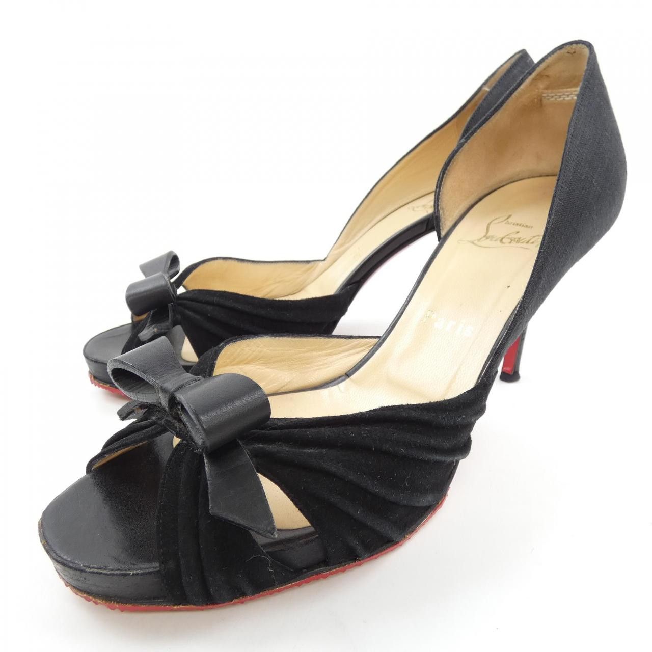Christian Louboutin Christian Louboutin Christian Louboutin Pumps Leather Shoes DUTY FREE for USA Size ONE SIZE - 3 Thumbnail