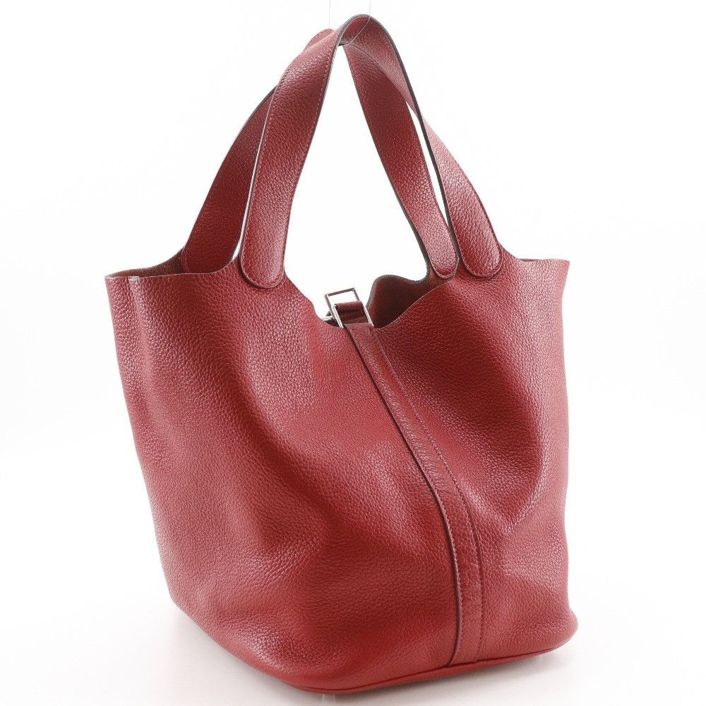 Hermes Hermes Hermes Picotin Lock GM Taurillon Clemence Handbag Leather Handbag Q DUTY FREE for USA Size ONE SIZE - 3 Thumbnail