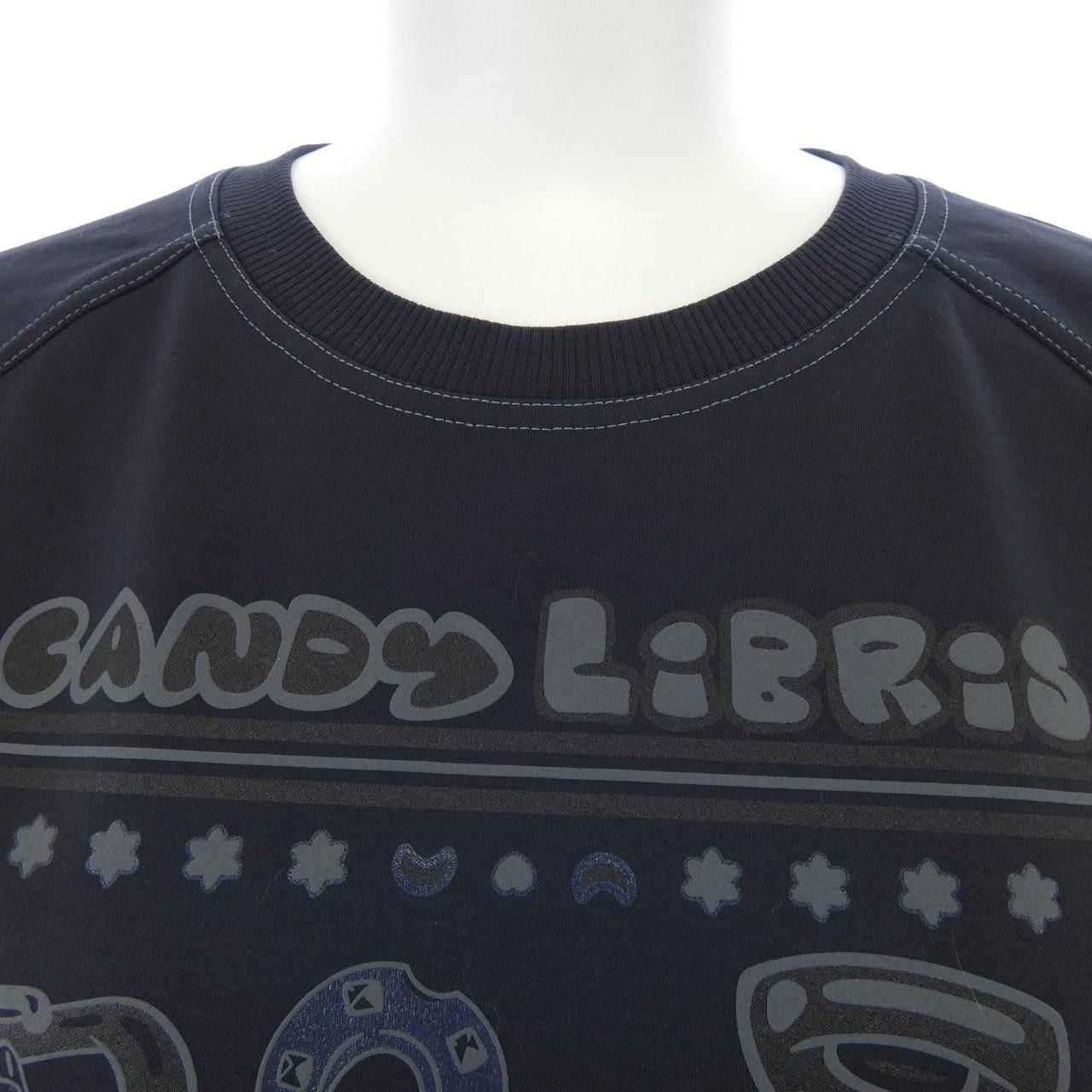 Hermes Hermes Hermes CANDY LIBRIS Cotton TShirt Textile T-Shirts 5H4630DC DUTY FREE for USA Size ONE SIZE - 5 Thumbnail