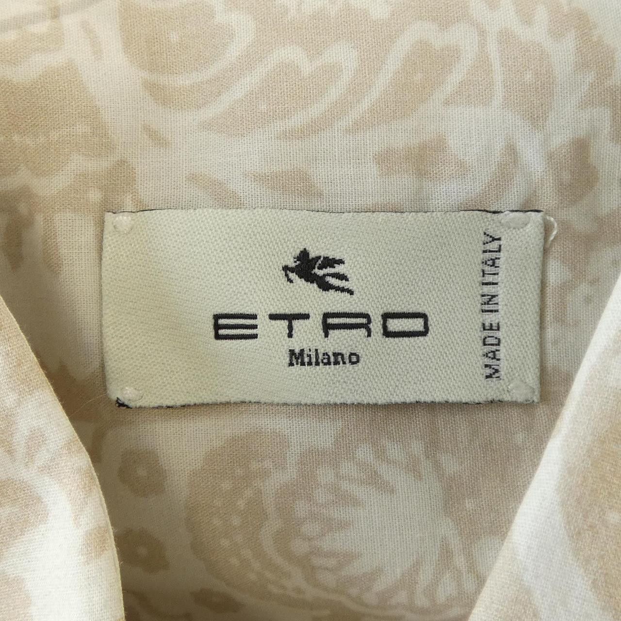 Etro Etro ETRO Cotton Shirt Textile Dress Shirt 231-11451-4731 DUTY FREE for USA Size ONE SIZE - 4 Thumbnail