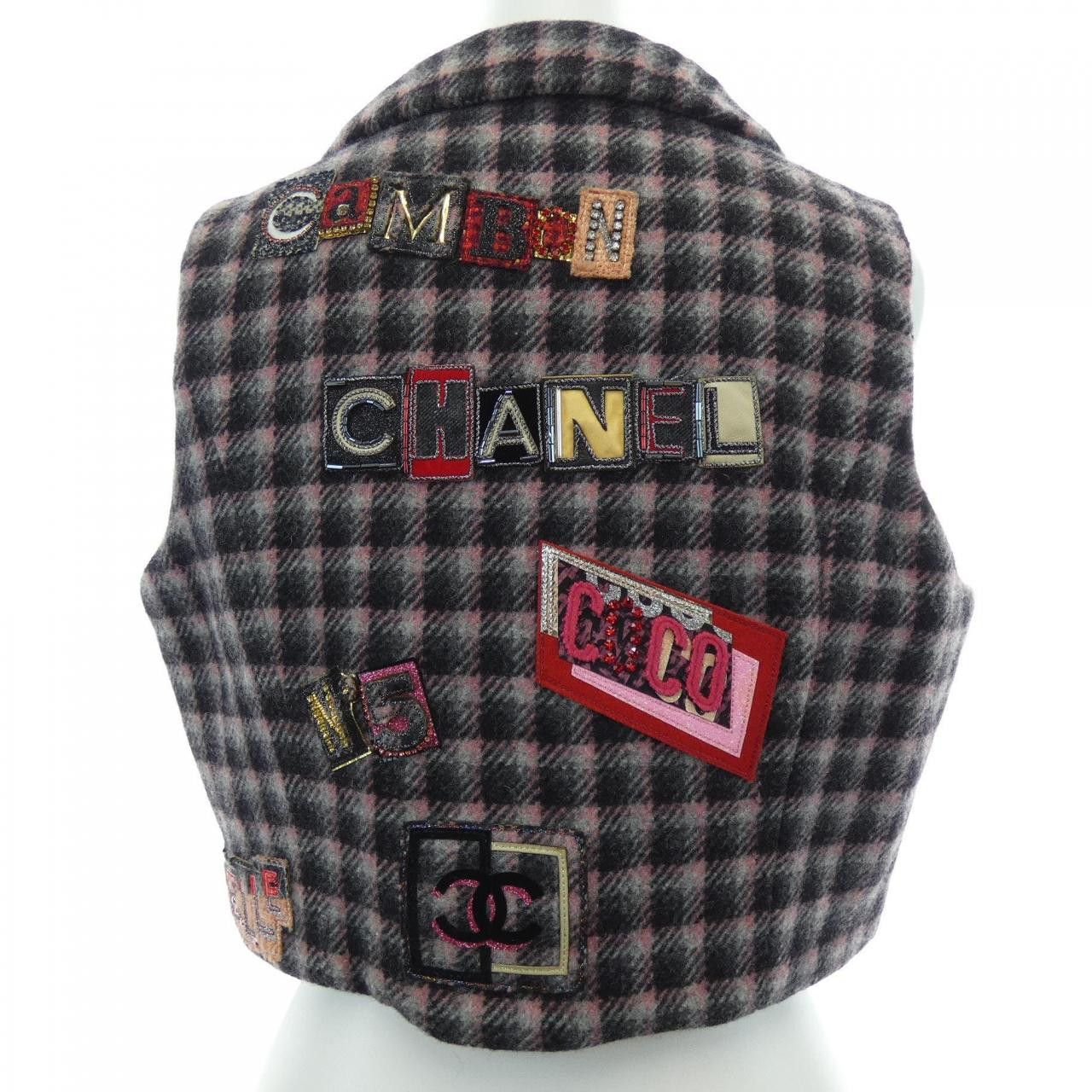 Chanel Chanel Chanel Knit Vest Others Tops P71277V62646 DUTY FREE for USA Size ONE SIZE - 2 Thumbnail