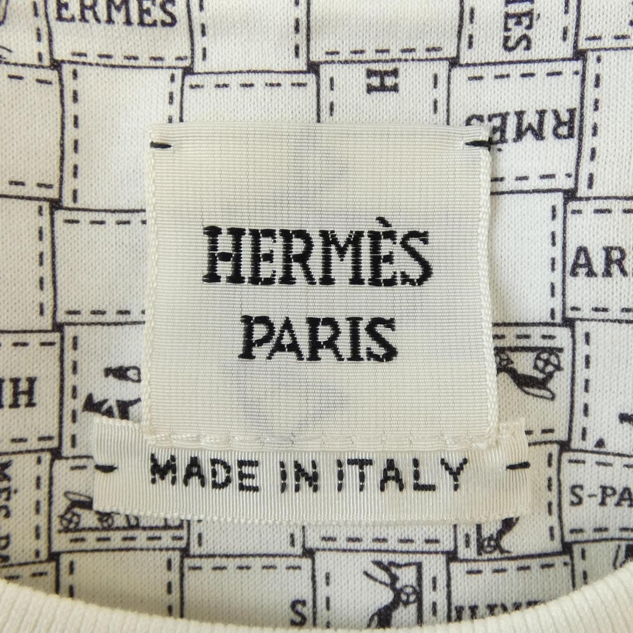 Hermes Hermes Hermes Bolduc Au Carre TShirt Textile T-Shirts DUTY FREE for USA Size ONE SIZE - 4 Thumbnail