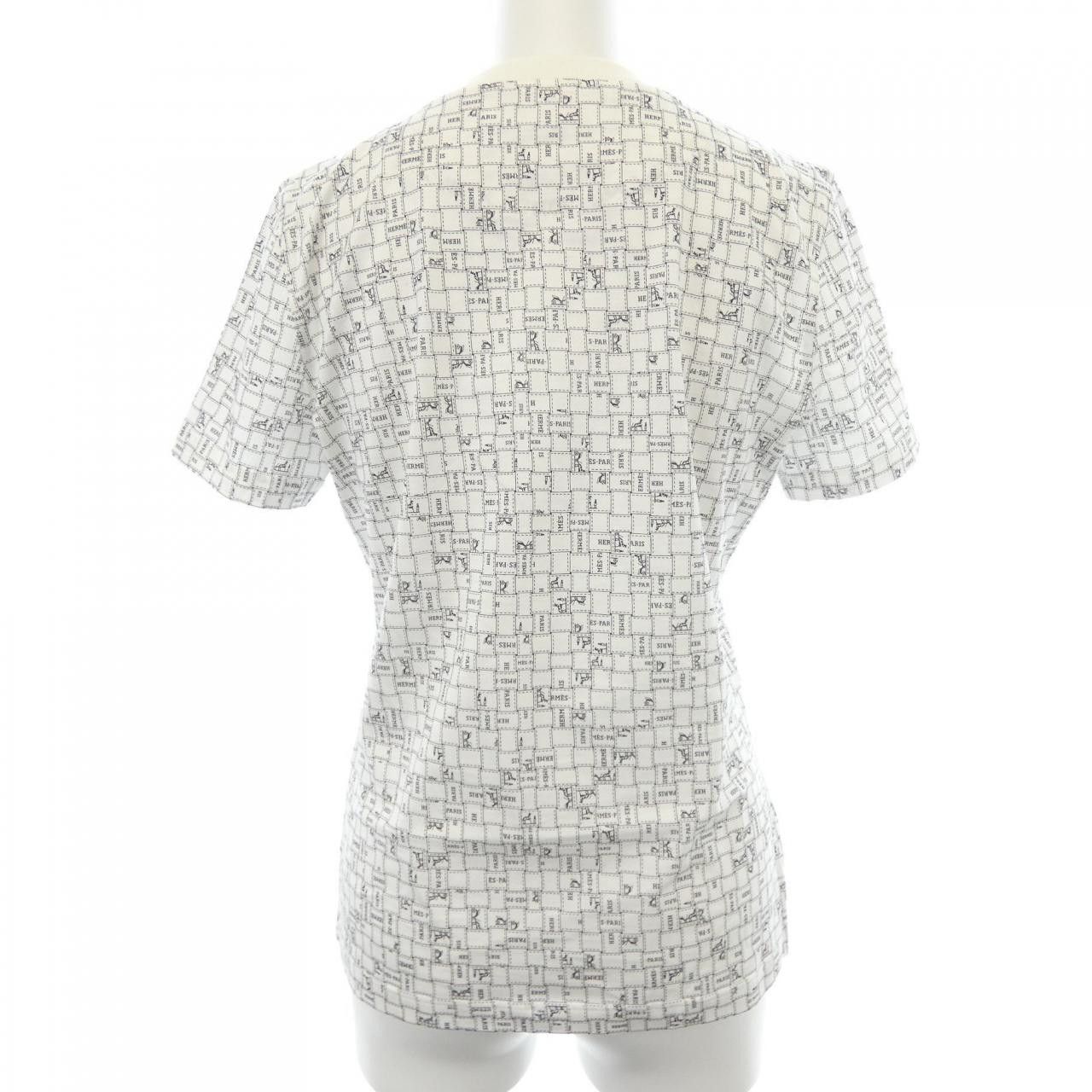 Hermes Hermes Hermes Bolduc Au Carre TShirt Textile T-Shirts DUTY FREE for USA Size ONE SIZE - 2 Thumbnail