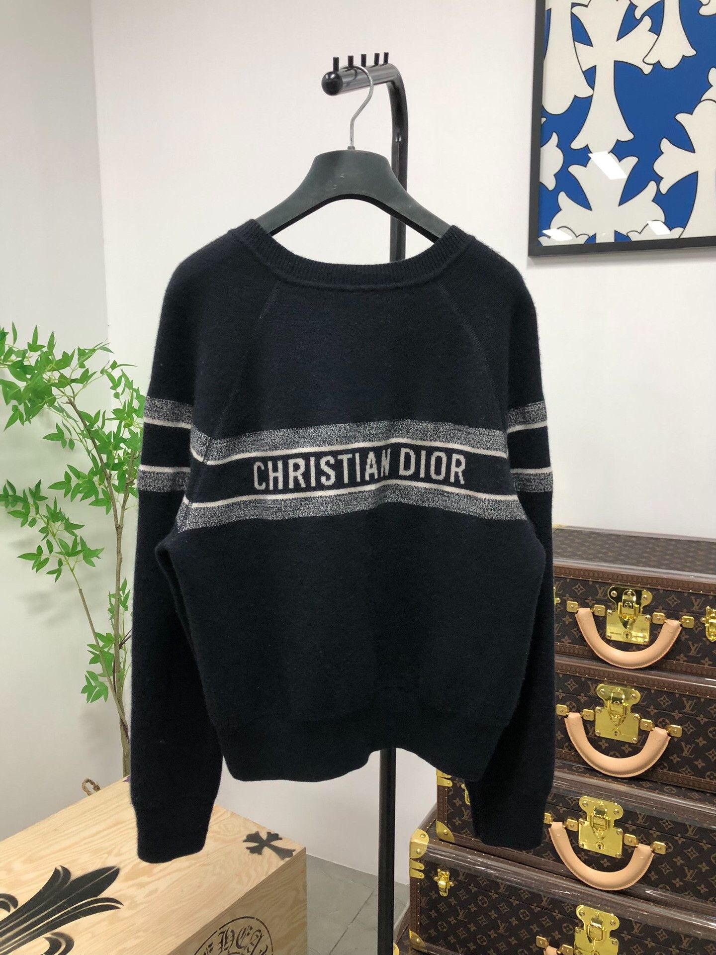 Dior Dior Reversible Oblique Cashmere Sweater FR 36 Size XS / US 0-2 / IT 36-38 - 2 Thumbnail
