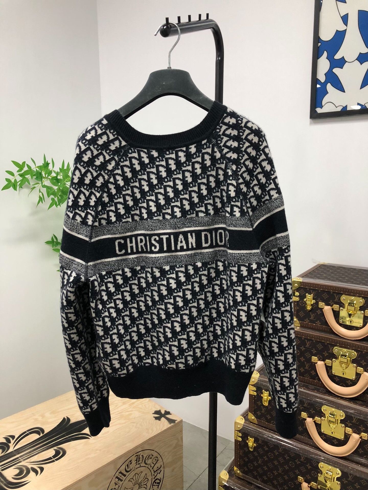 Dior Dior Reversible Oblique Cashmere Sweater FR 36 Size XS / US 0-2 / IT 36-38 - 4 Thumbnail