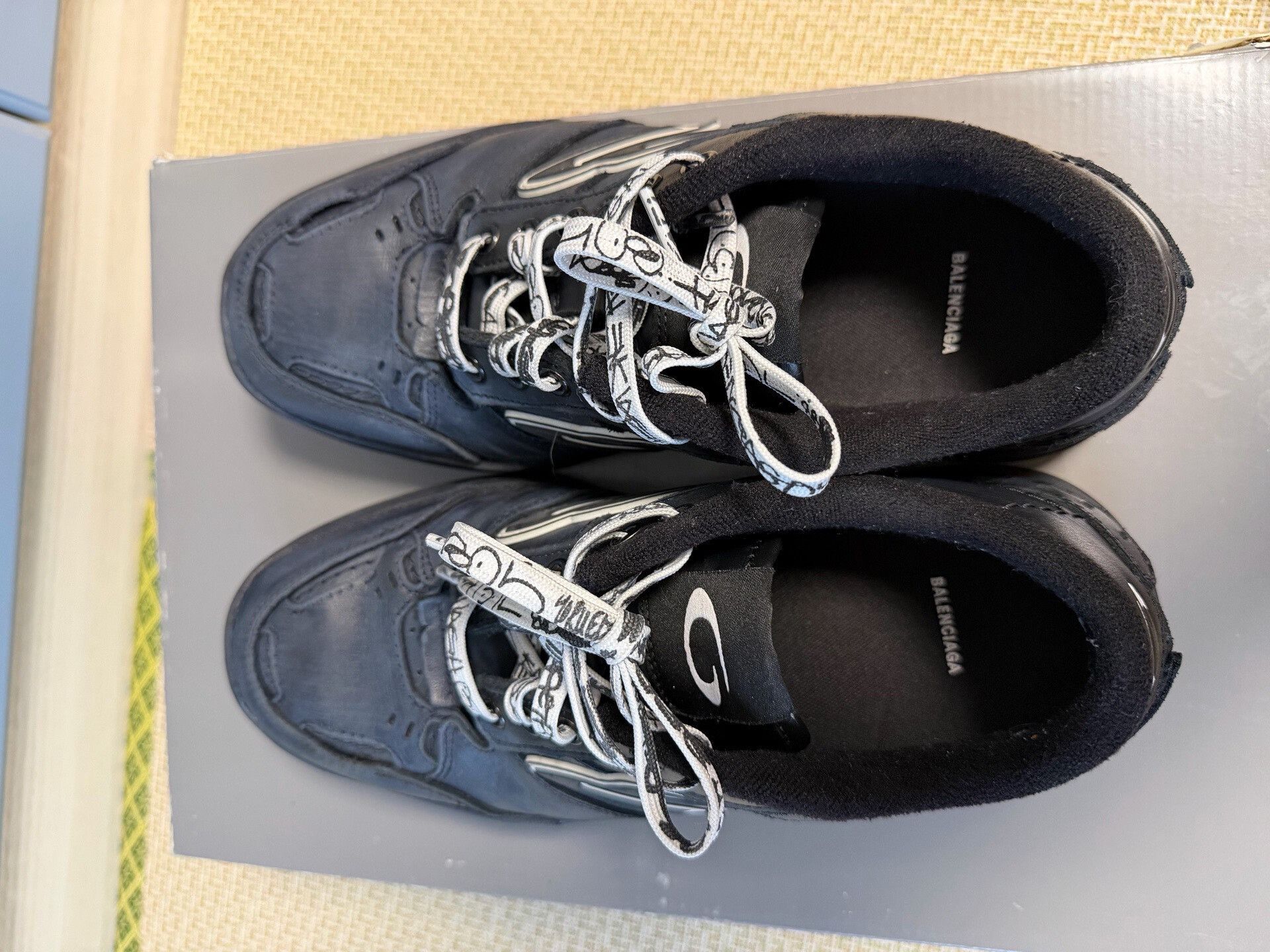 Balenciaga Balenciaga Black Lowtop Sneakers 8.5 Men Size US 8.5 / EU 41-42 - 3 Thumbnail
