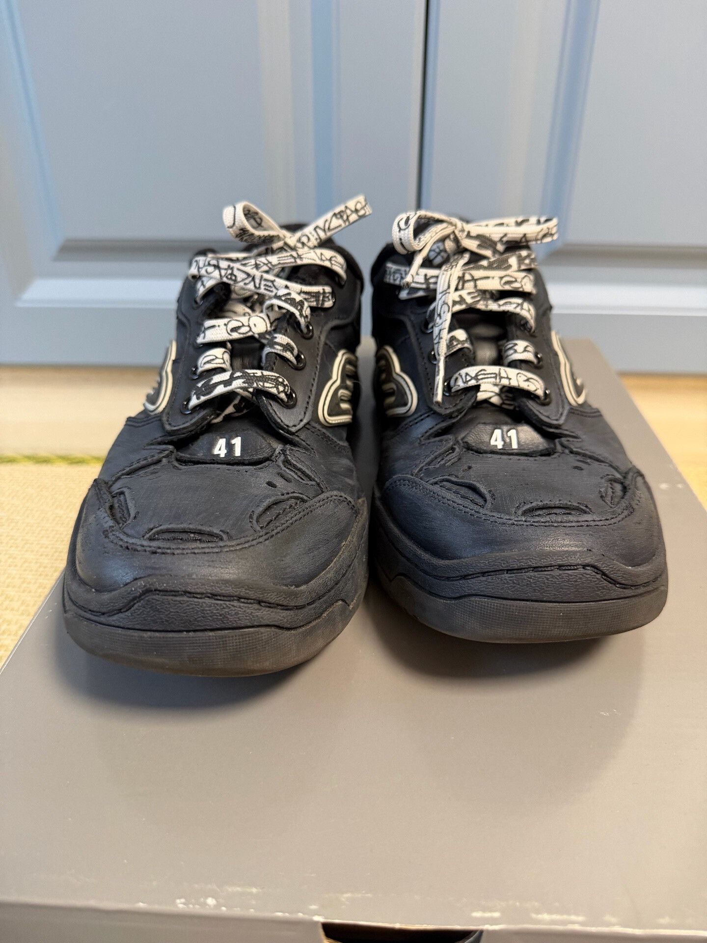 Balenciaga Balenciaga Black Lowtop Sneakers 8.5 Men Size US 8.5 / EU 41-42 - 5 Thumbnail