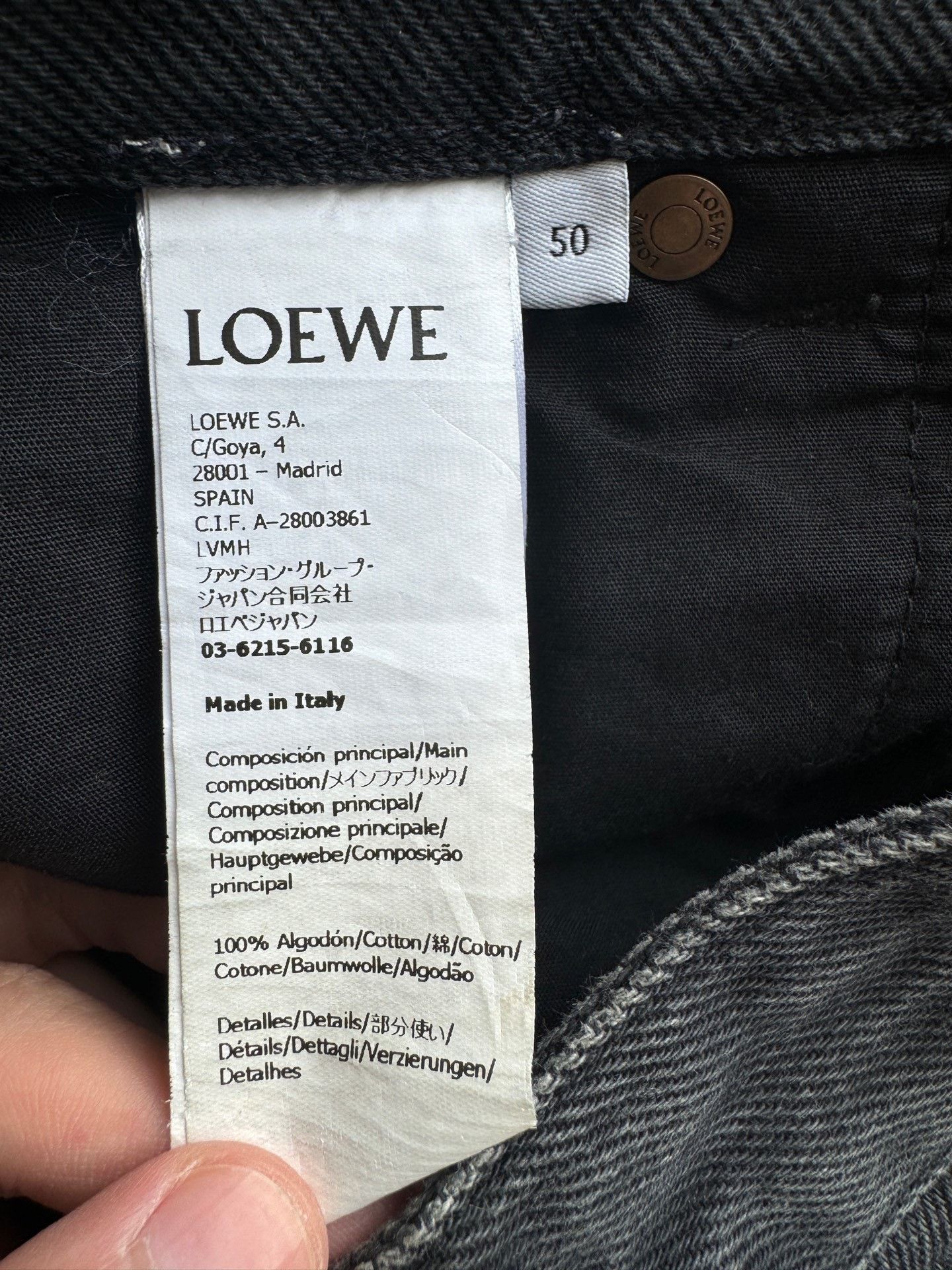 Loewe Loewe Retro Denim Denim Jeans 34 Men Size US 34 / EU 50 - 8 Thumbnail