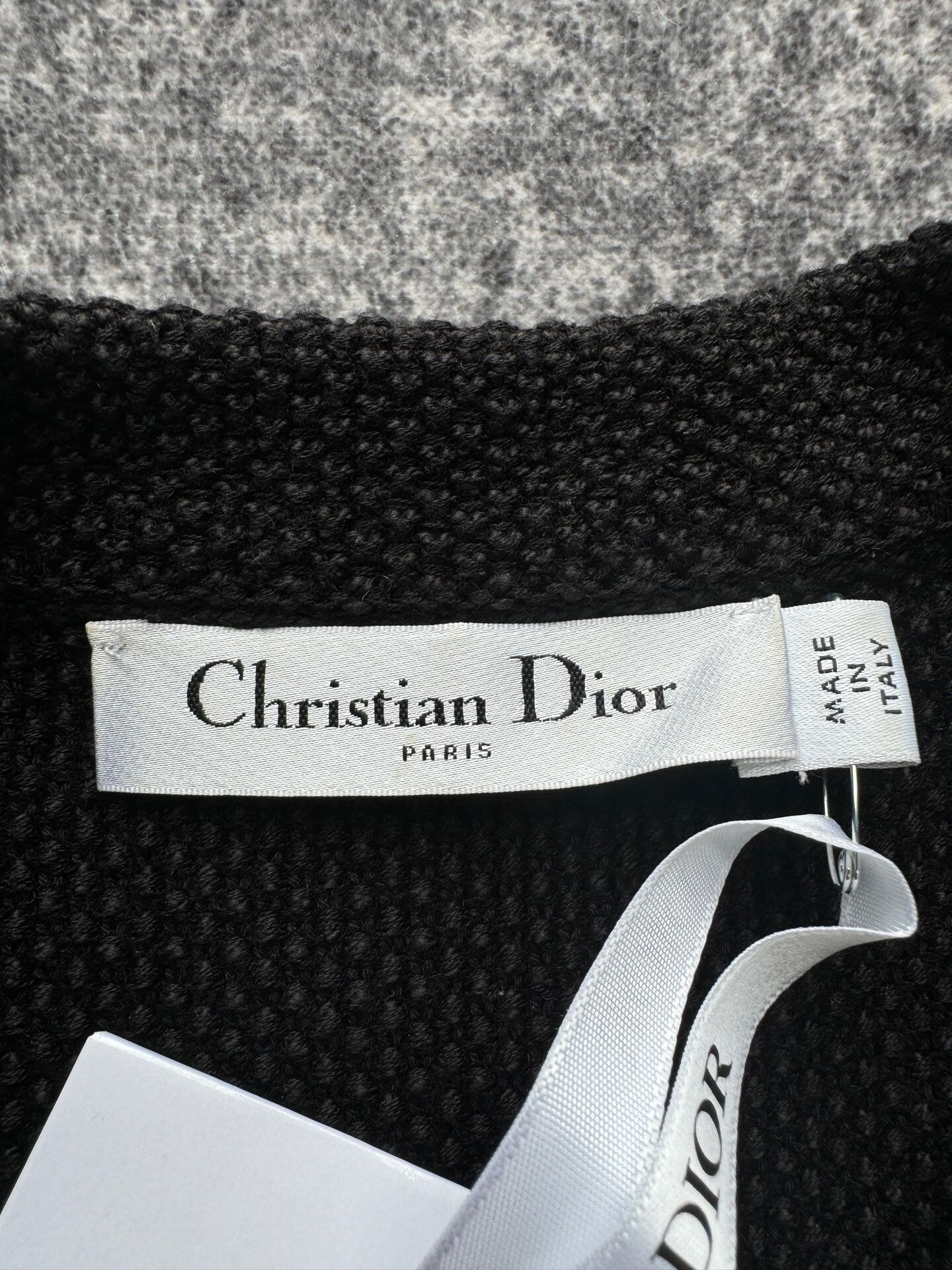 Dior Dior Knit Black Sweater S Women Size S / US 4 / IT 40 - 3 Thumbnail