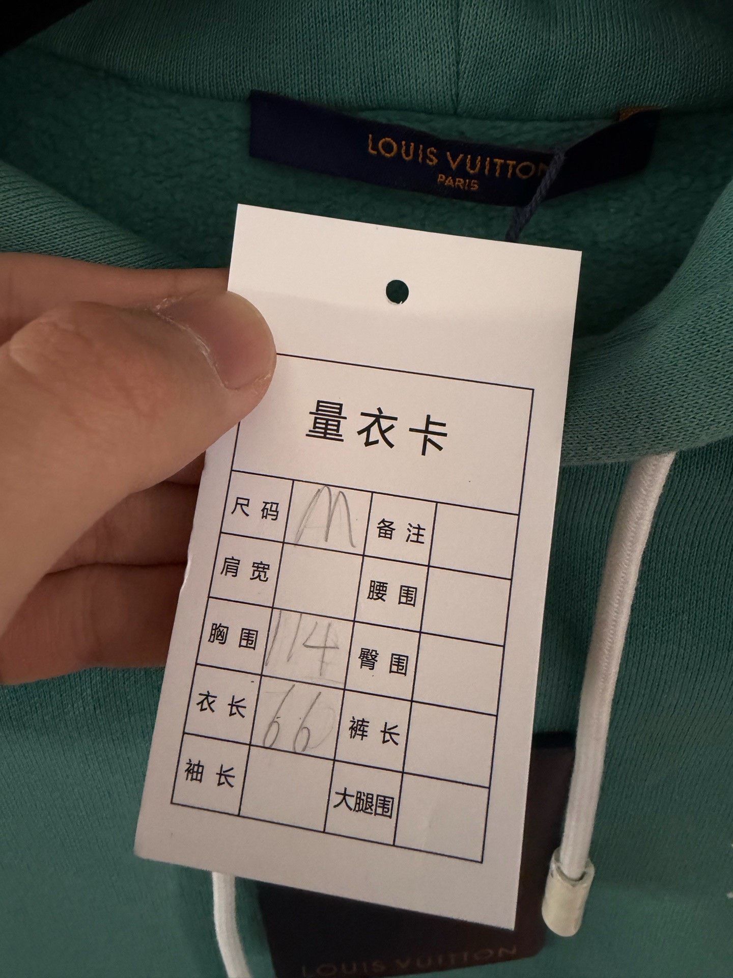 Louis Vuitton Louis Vuitton Green Hoodie m Men Size US M / EU 48-50 / 2 - 3 Thumbnail