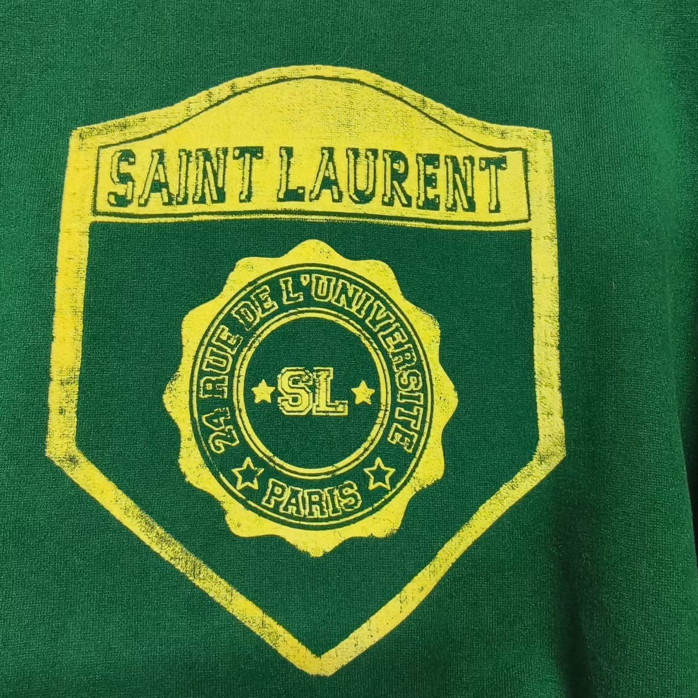 Saint Laurent Paris Saint Laurent Paris Printed Hoodie xl Men Size US XL / EU 56 / 4 - 3 Thumbnail
