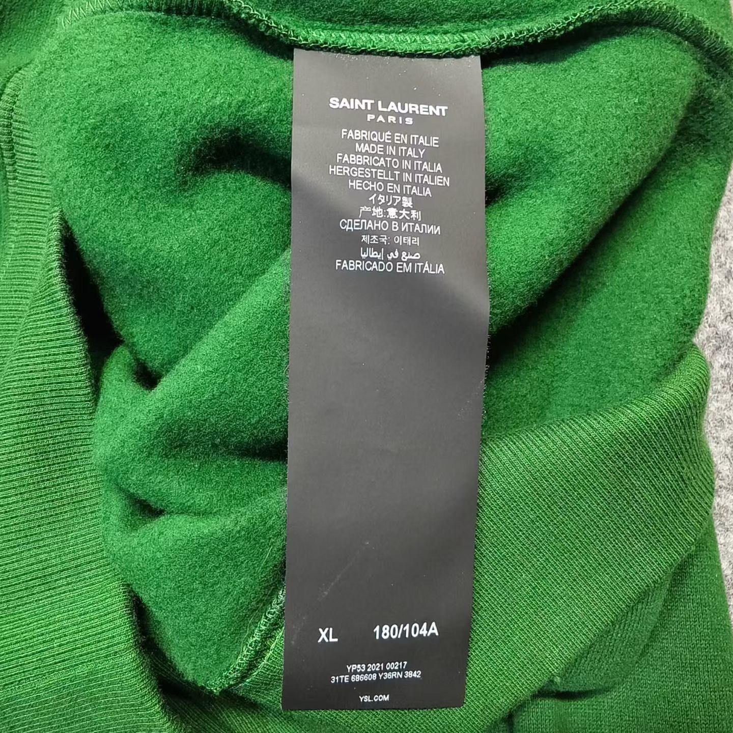 Saint Laurent Paris Saint Laurent Paris Printed Hoodie xl Men Size US XL / EU 56 / 4 - 5 Thumbnail