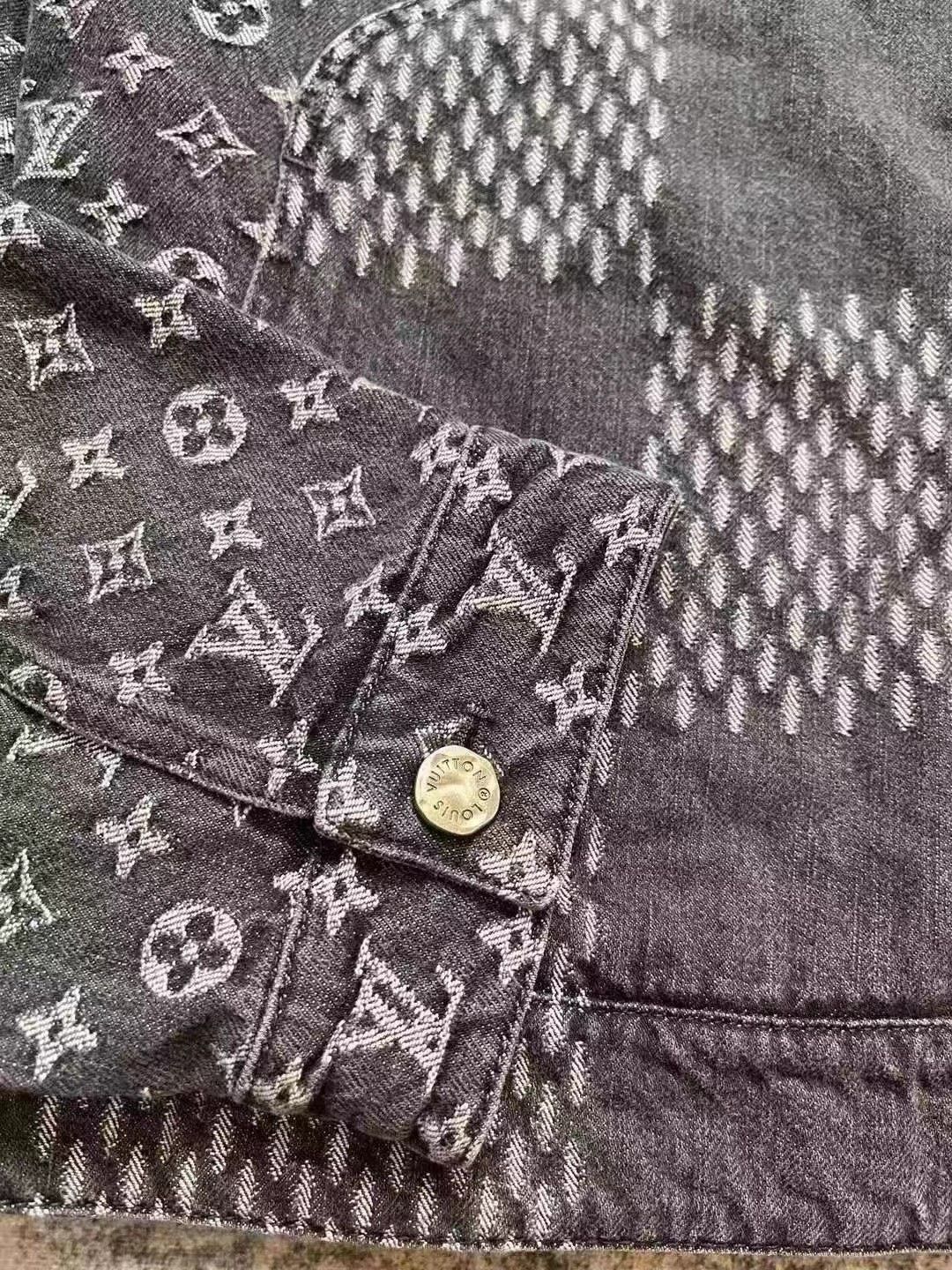 Louis Vuitton Louis Vuitton Denim Black Light Jacket xl Men Size US XL / EU 56 / 4 - 3 Thumbnail