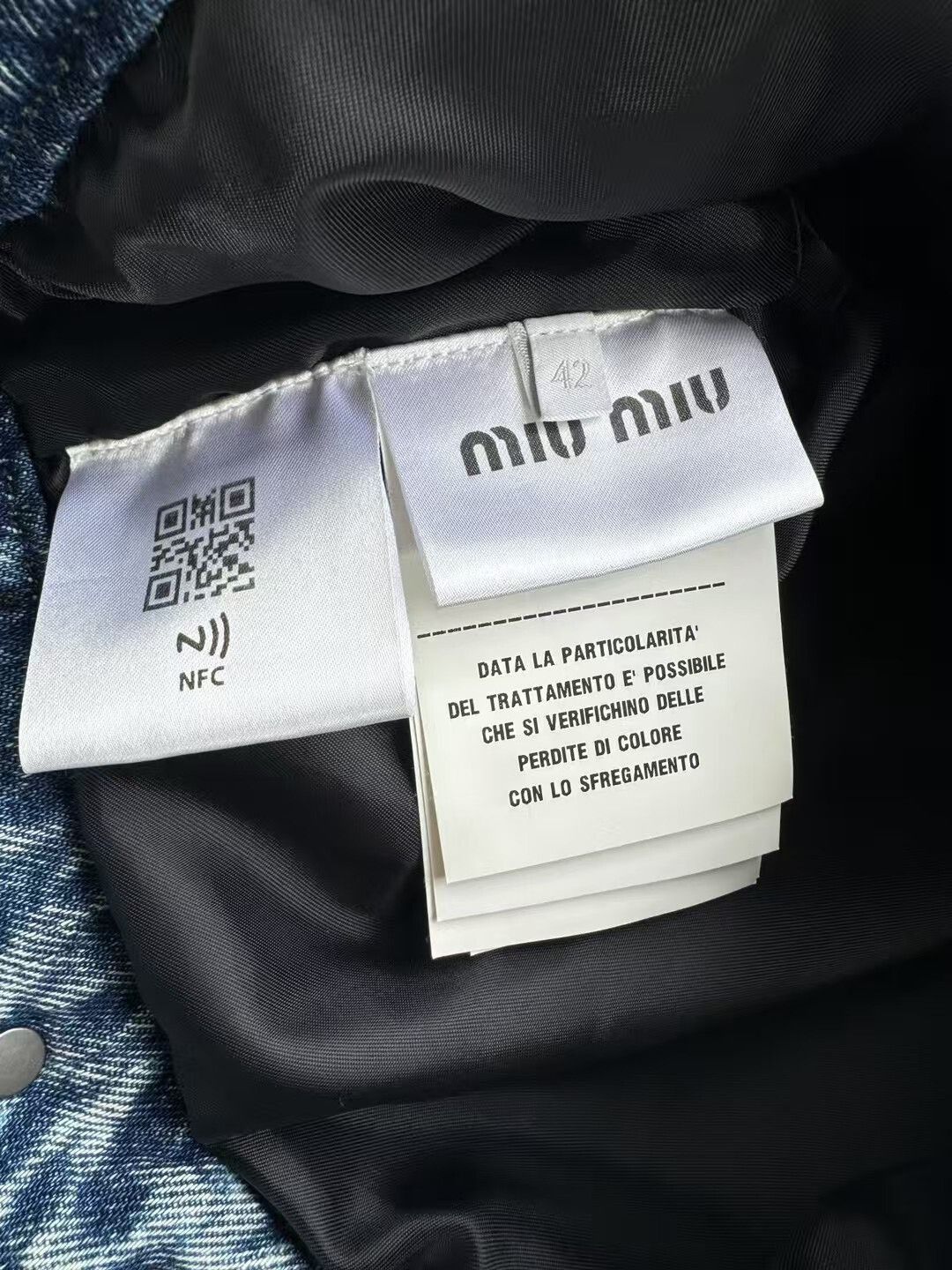 Miu Miu Miu Miu Denim Cotton Down Jacket S Women Size S / US 4 / IT 40 - 7 Thumbnail