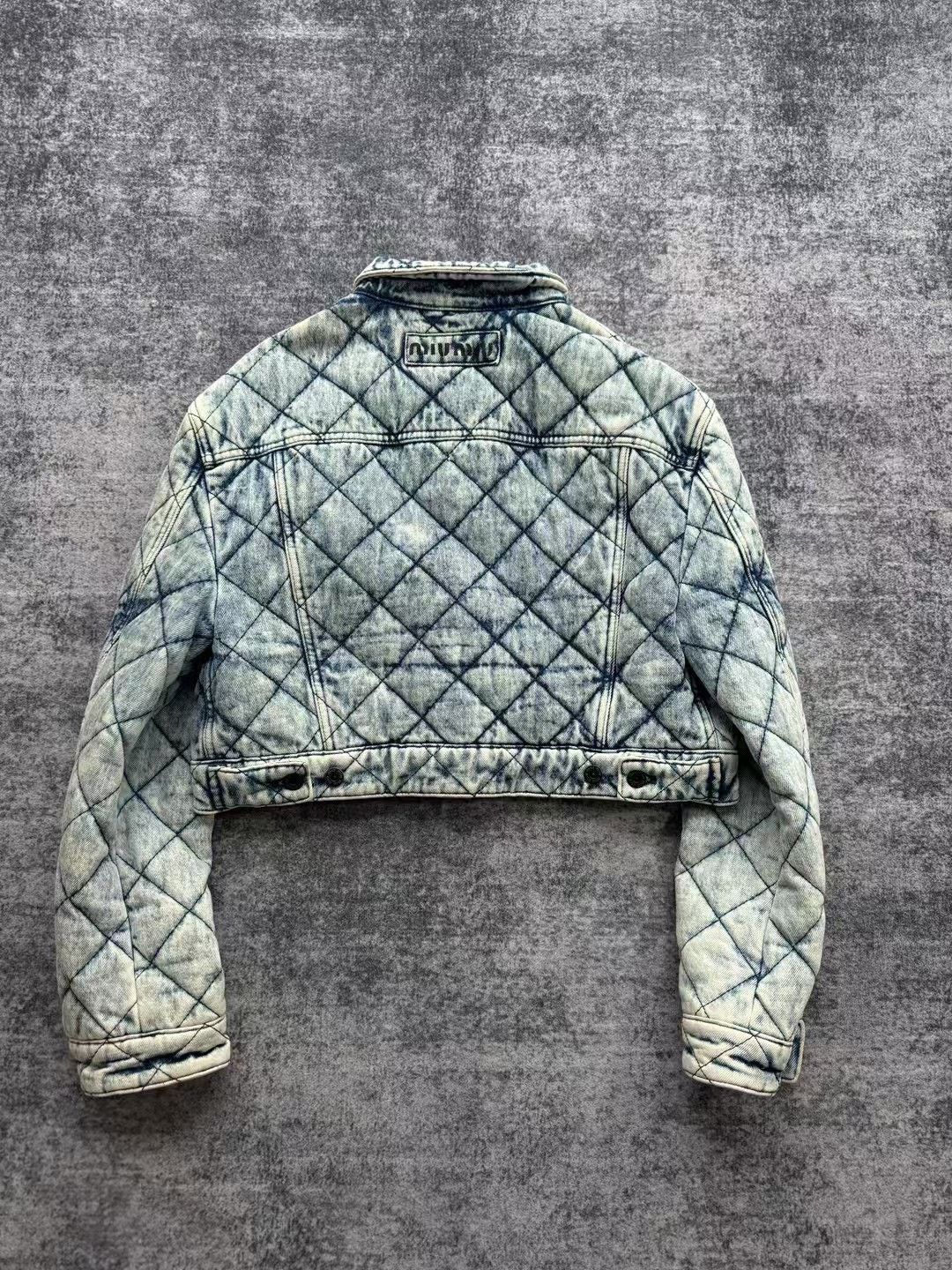 Miu Miu Miu Miu Denim Cotton Down Jacket S Women Size S / US 4 / IT 40 - 2 Thumbnail