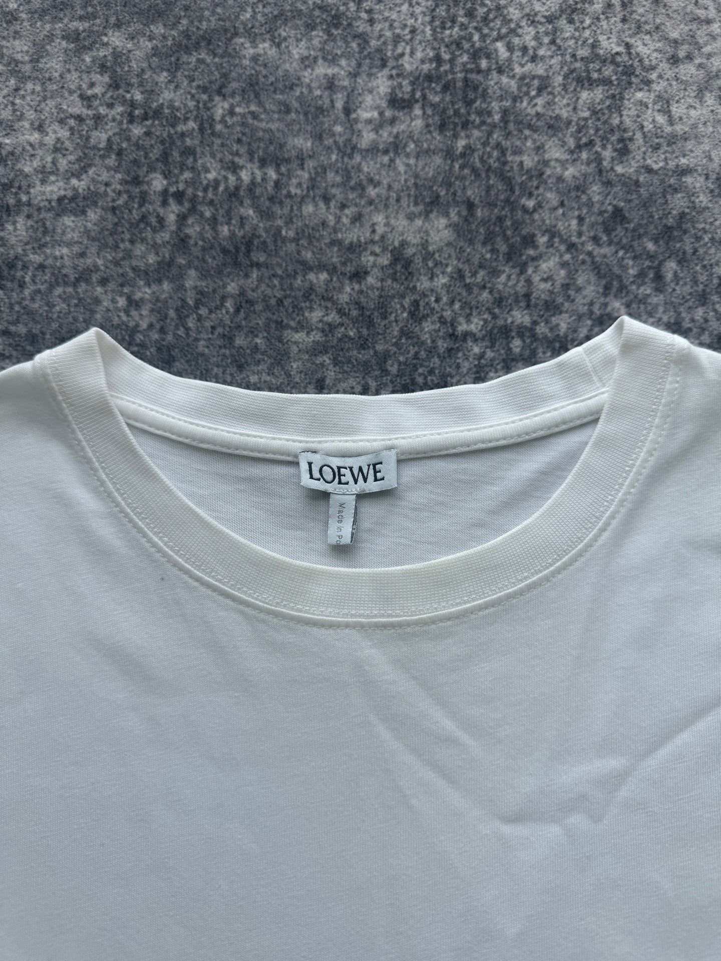 Loewe Loewe Retro Embroidered White T-Shirt XS Women Size XS / US 0-2 / IT 36-38 - 5 Thumbnail