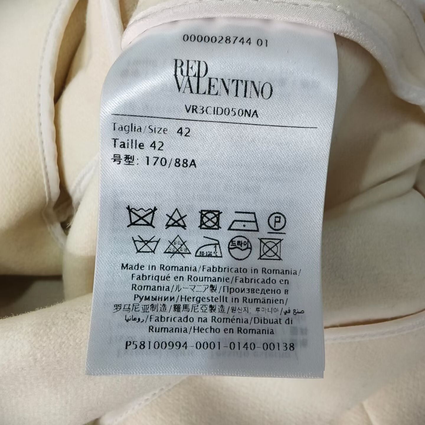 Valentino Valentino Red Coat S Women Size S / US 4 / IT 40 - 4 Thumbnail