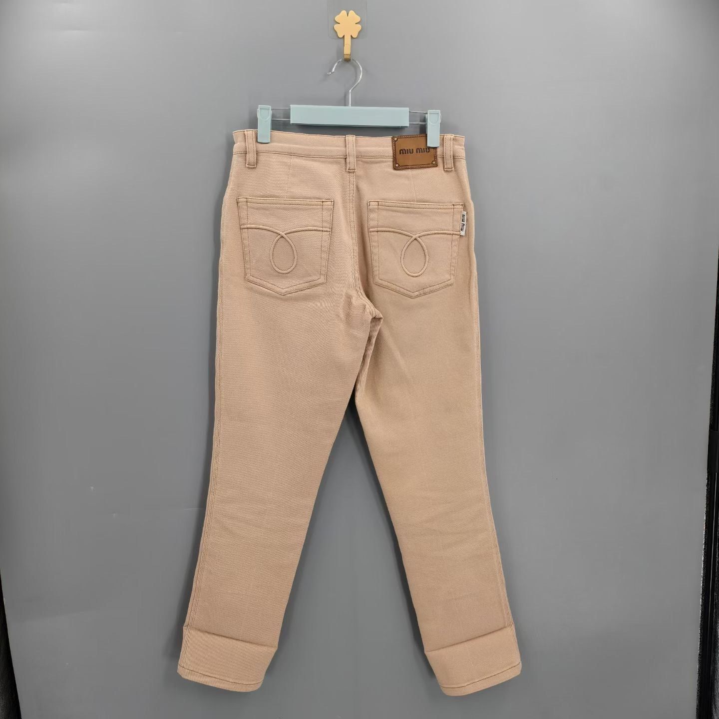 Miu Miu Miu Miu Casual Pink Pants 24 Women Size 24" / US 00 / IT 34 - 2 Thumbnail