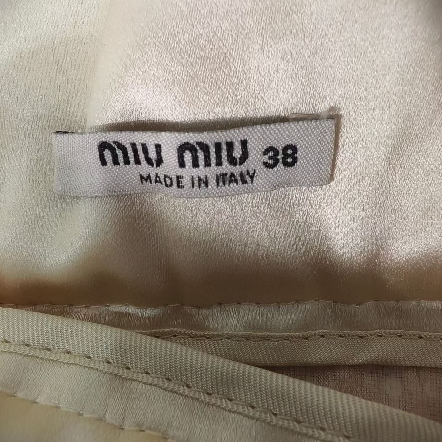 Miu Miu Miu Miu Pink Skirt 24 Women Size 24" / US 00 / IT 34 - 3 Thumbnail