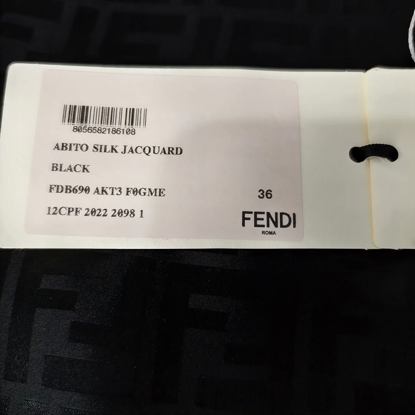 Fendi Fendi Silk Black T-Shirt XS Women Size XS / US 0-2 / IT 36-38 - 5 Thumbnail