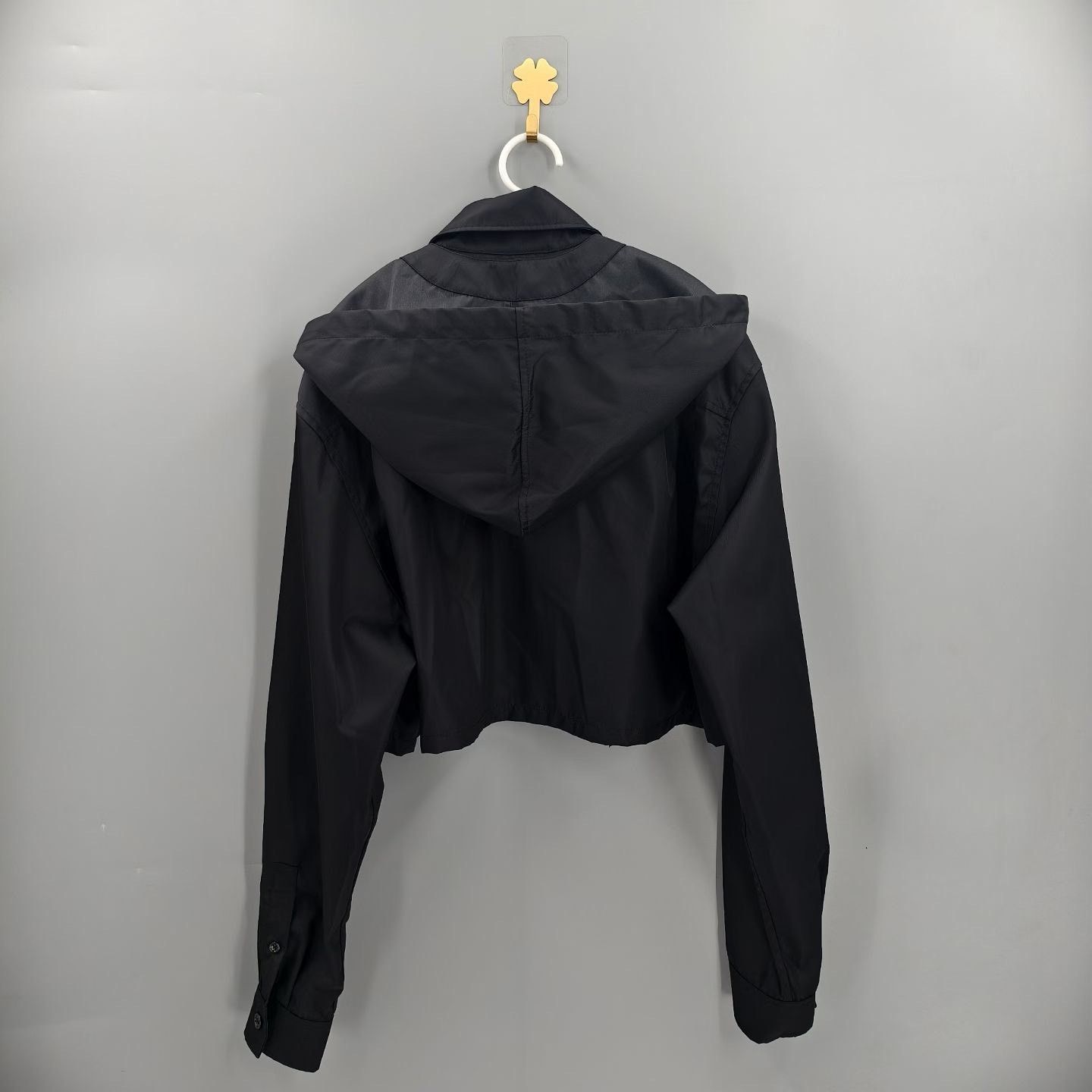 Prada Prada Cropped Black Jacket XS Women Size XS / US 0-2 / IT 36-38 - 2 Thumbnail