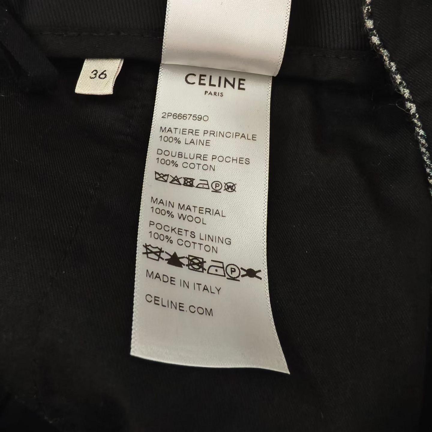 Celine Celine Plaid Formal Trousers 40r Men Size 40R - 5 Thumbnail